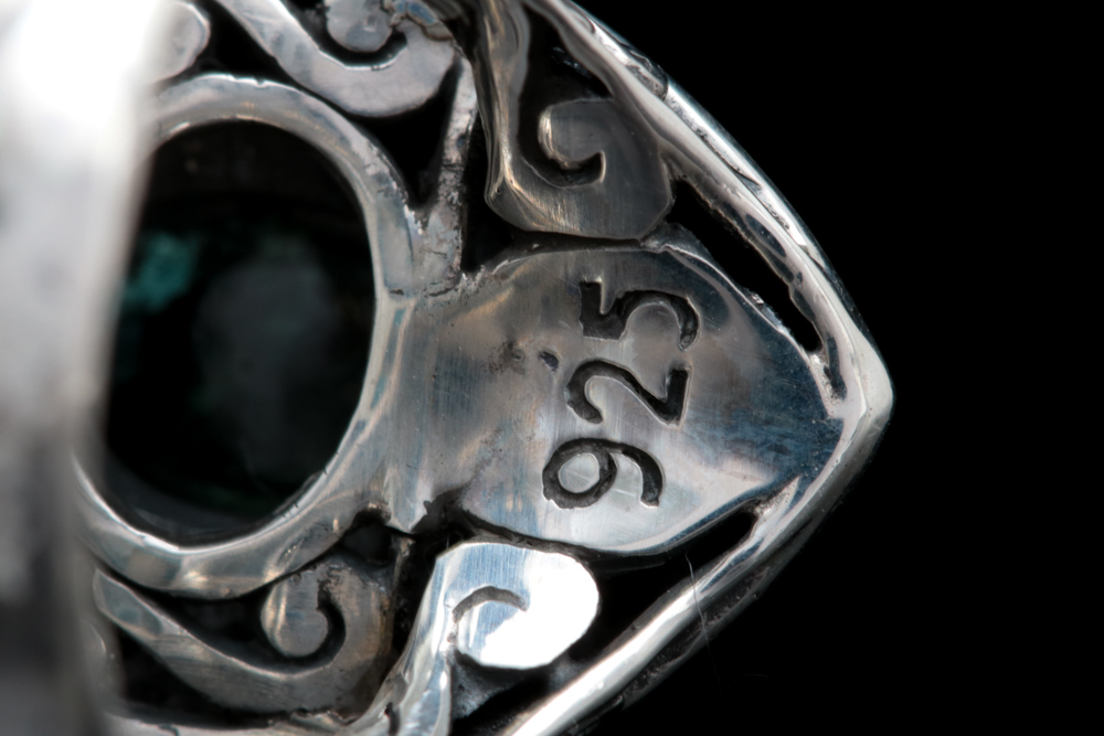 Robert Manse Sterling Silver, 18K Yellow Gold, Green Tourmaline and Diamond Ring