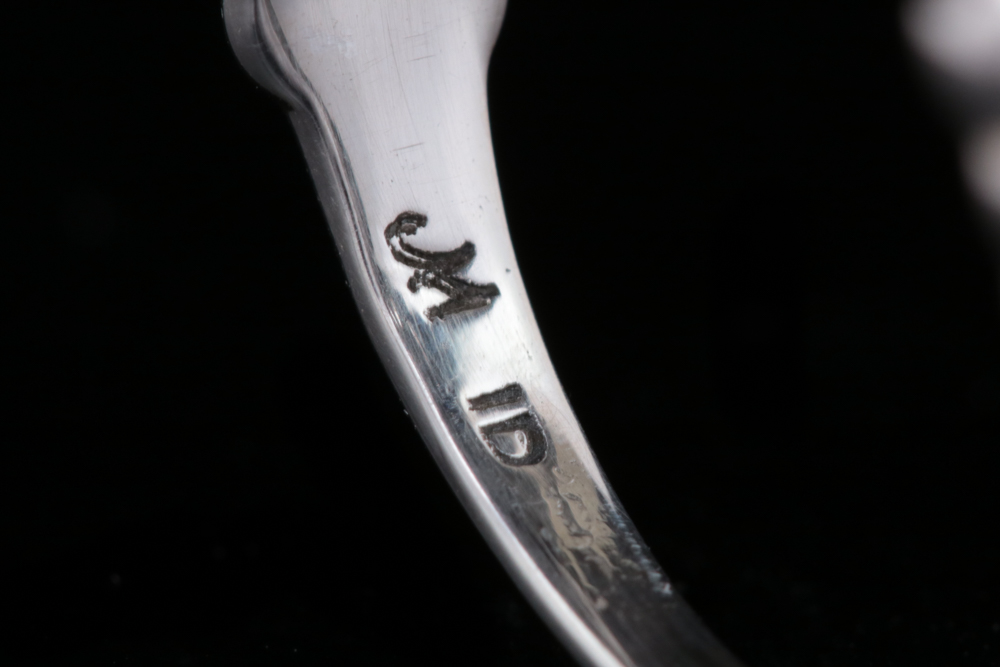 Robert Manse Sterling Silver, 18K Yellow Gold and Charoite Ring