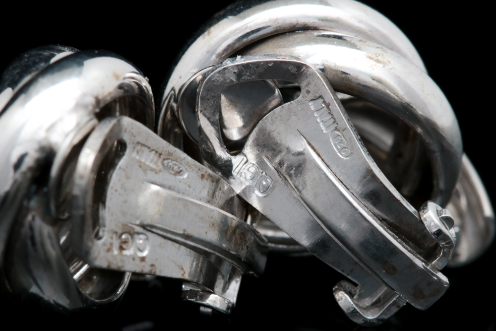 Sterling Silver Clip On Earrings