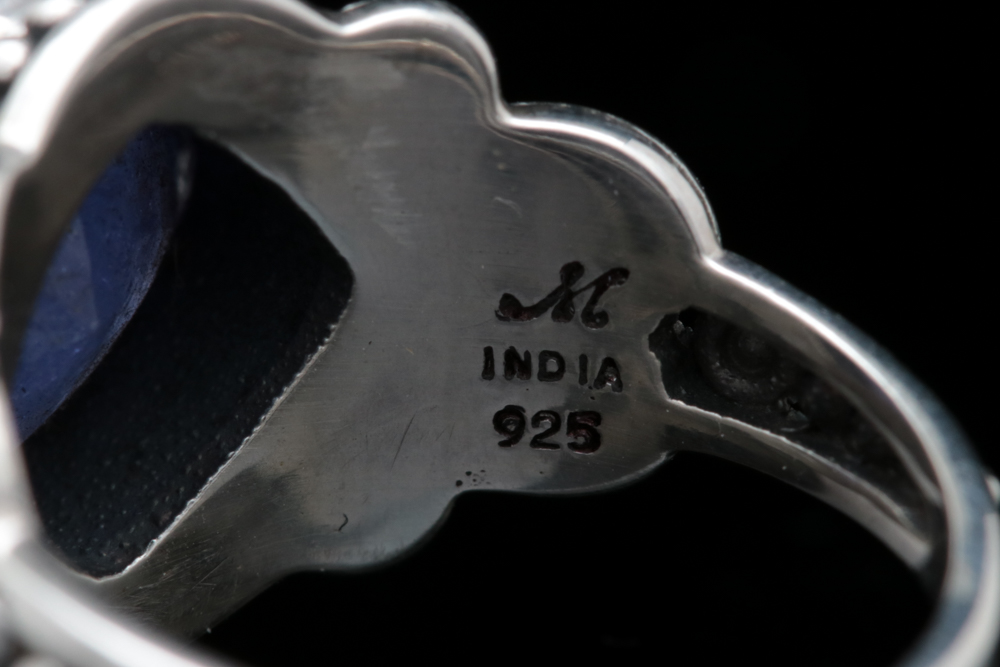 Robert Manse Sterling Silver, 18K Yellow Gold and Tanzanite Cocktail Ring