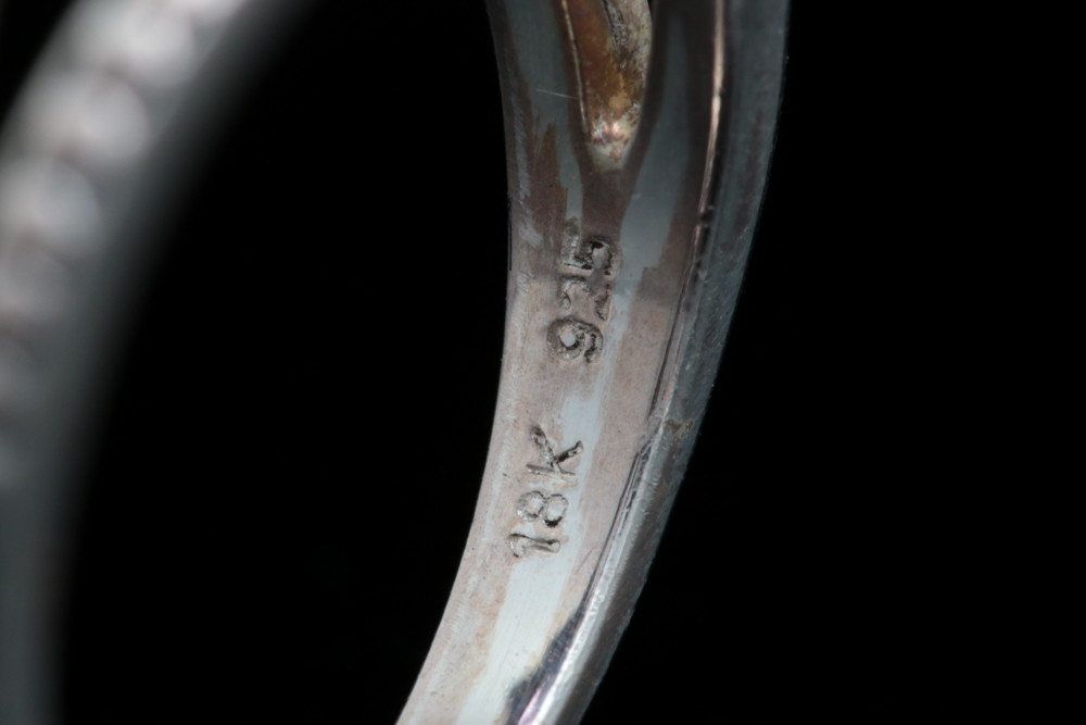 Robert Manse Sterling Silver, 18K Yellow Gold and Amethyst Ring