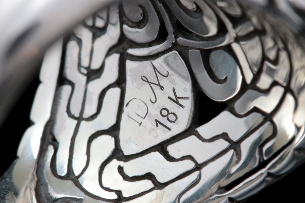 Robert Manse Sterling Silver and 18K Yellow Gold Ring