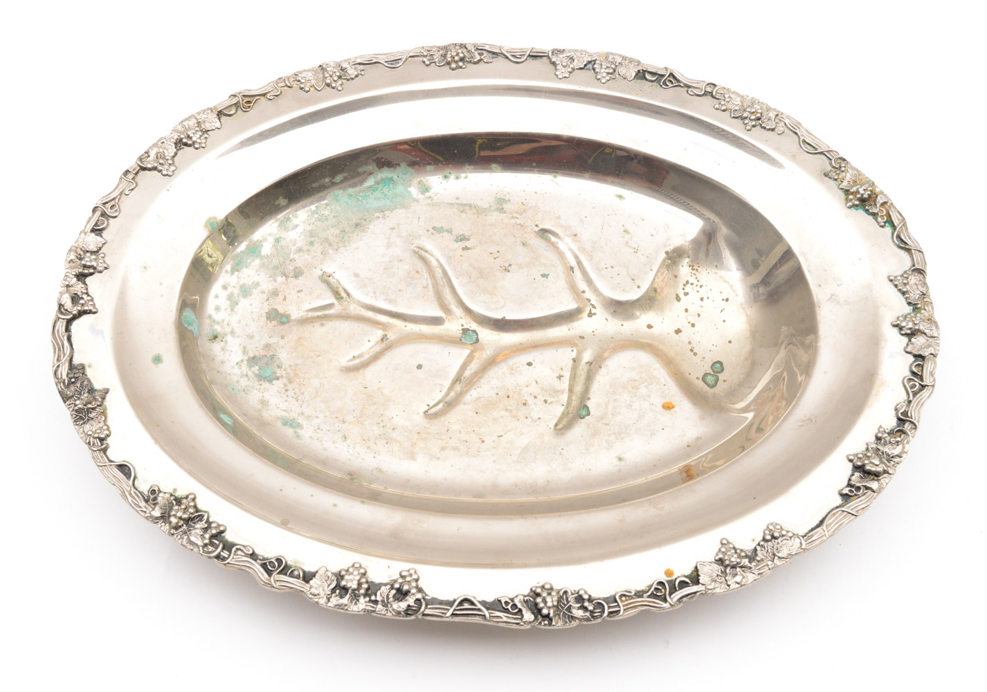 Continental Silver Co Silver Plate Carving Tray and Other Silver Plate Tableware