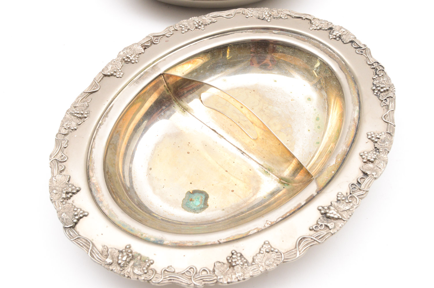 Continental Silver Co Silver Plate Carving Tray and Other Silver Plate Tableware