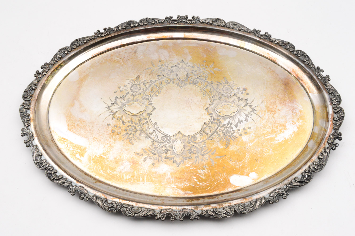 Continental Silver Co Silver Plate Carving Tray and Other Silver Plate Tableware