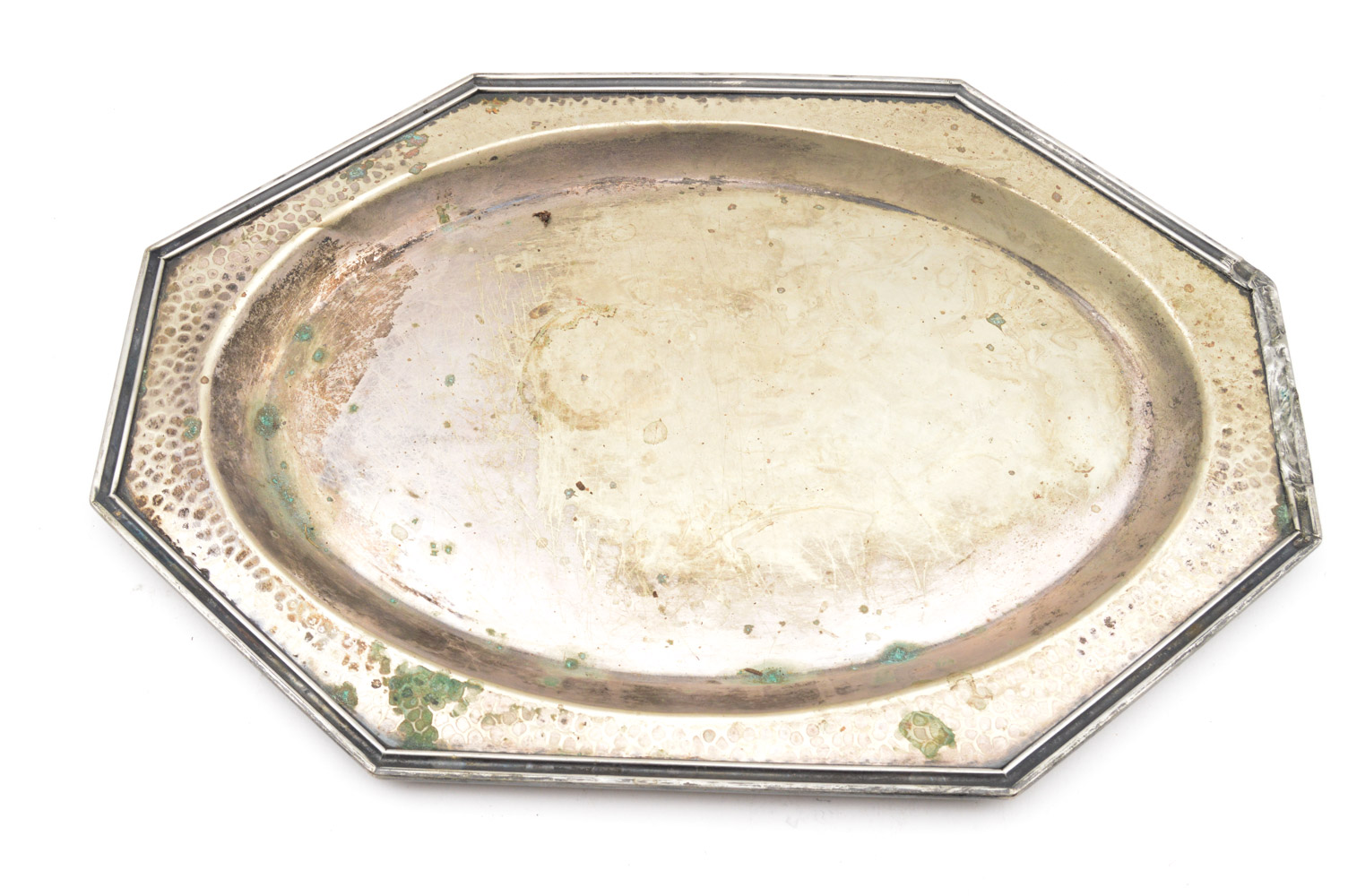 Apollo Sheffield Nickel Silver Platter and Other NIckel Silver Serveware