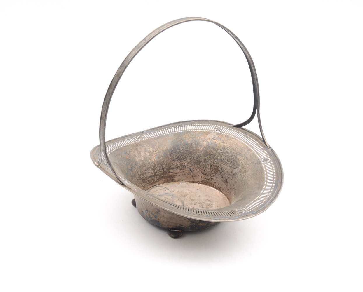 Meriden Britannia Company Sterling Silver Basket and Additional Decorative Items