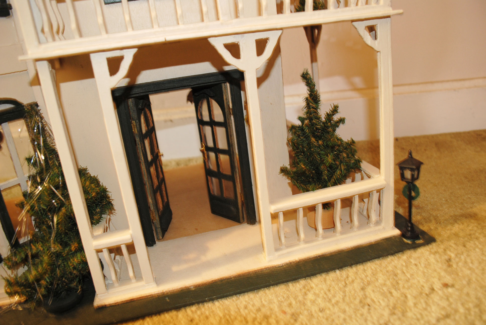 Vintage Handcrafted Victorian Dollhouse