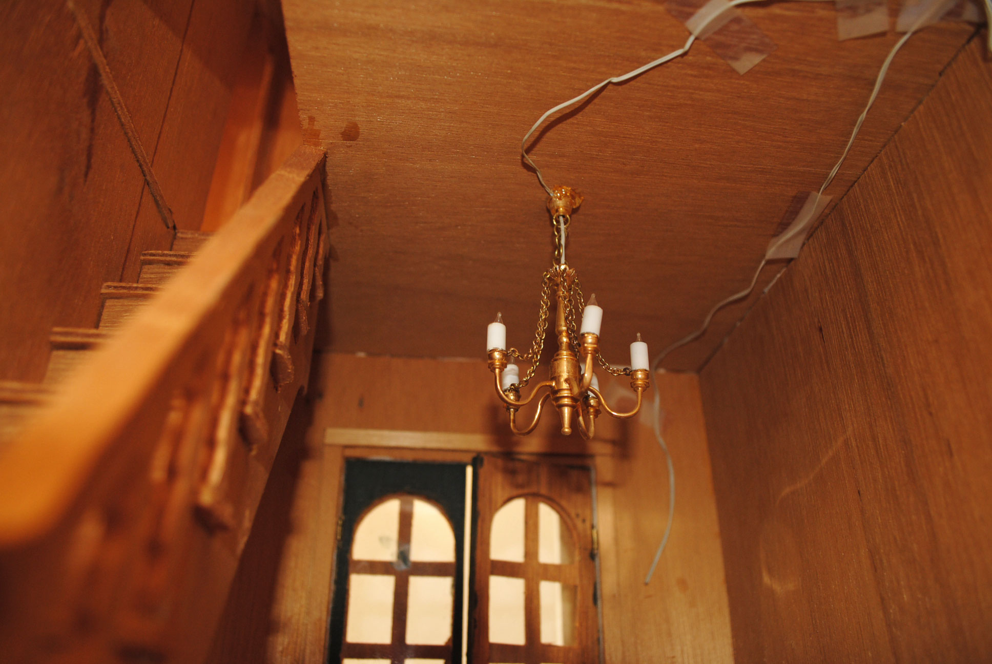 Vintage Handcrafted Victorian Dollhouse