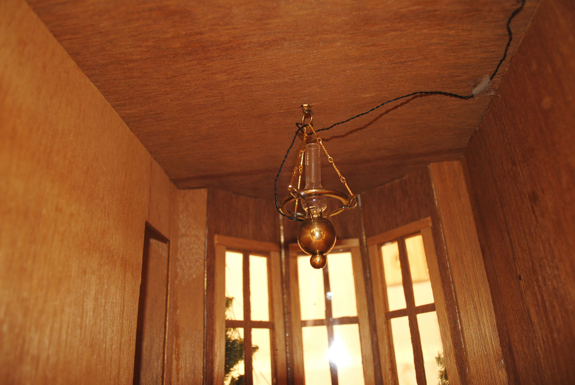 Vintage Handcrafted Victorian Dollhouse