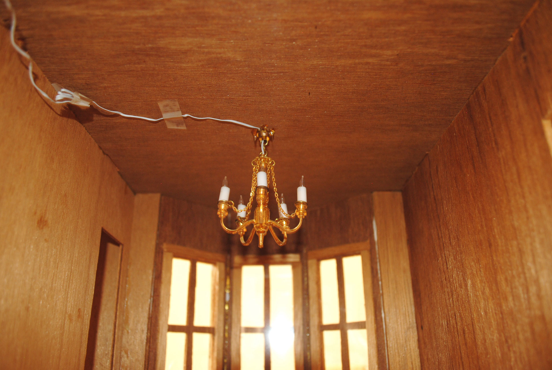 Vintage Handcrafted Victorian Dollhouse