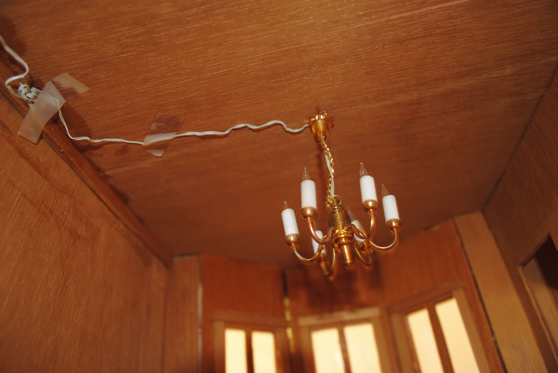 Vintage Handcrafted Victorian Dollhouse