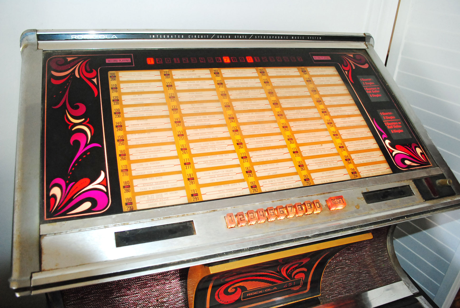 Vintage 1973 Rock-Ola Jukebox