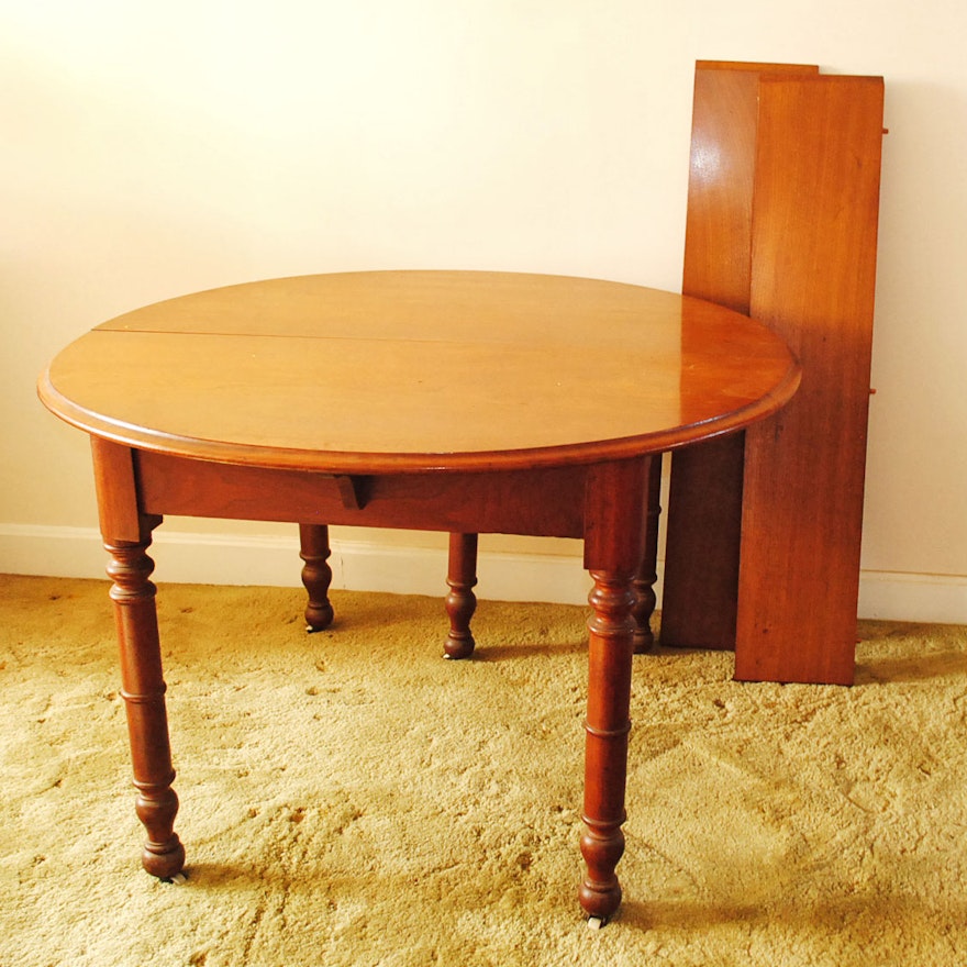 Antique Walnut Extension Dining Table