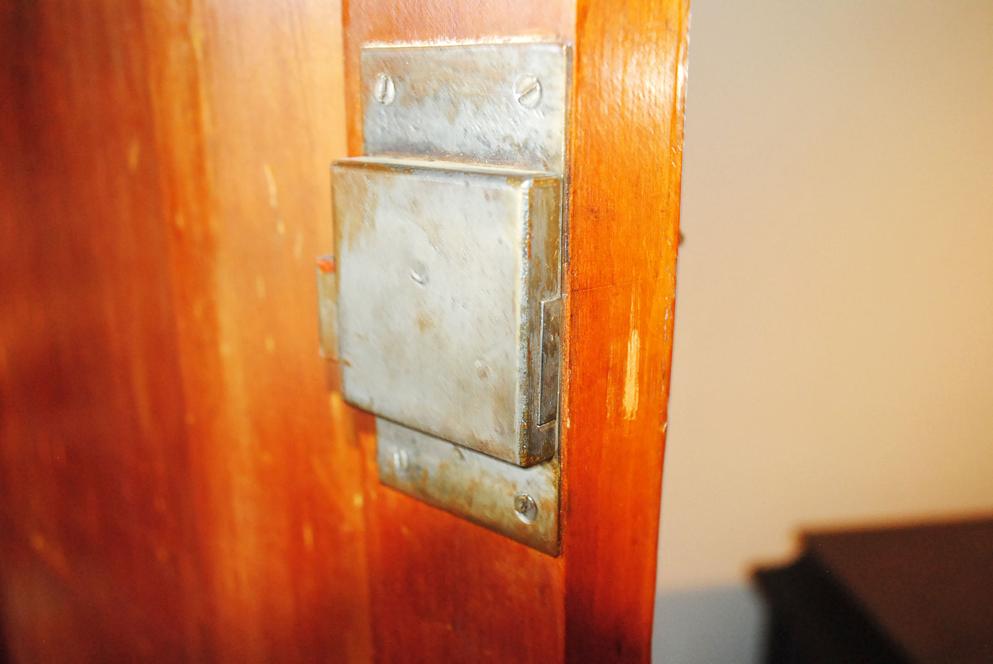 Antique Mid-Atlantic Late Federal Cherry Cupboard / Press