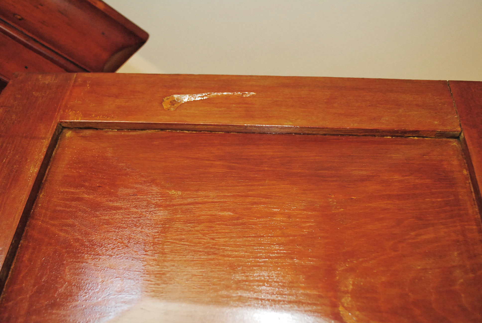 Antique Mid-Atlantic Late Federal Cherry Cupboard / Press