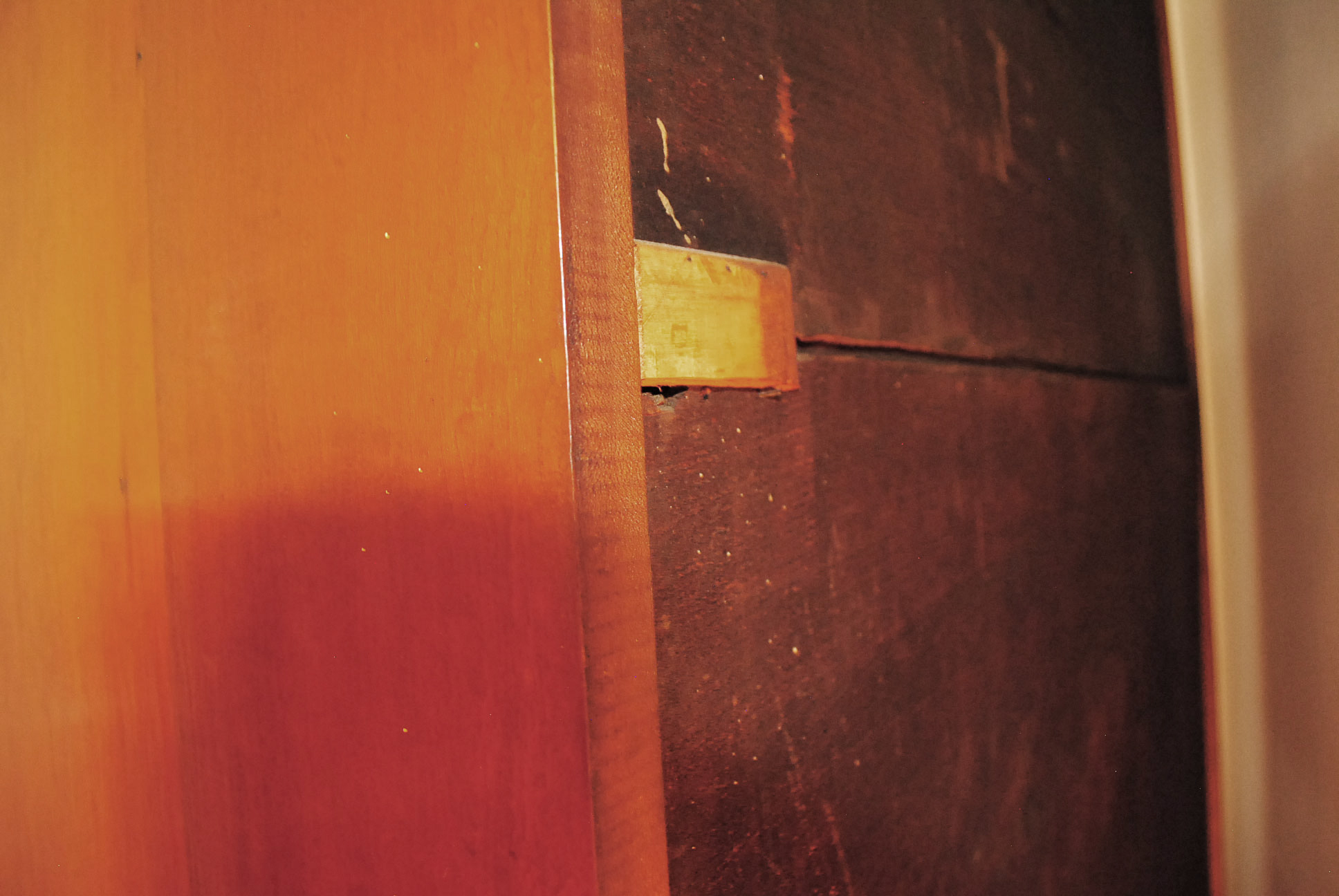 Antique Mid-Atlantic Late Federal Cherry Cupboard / Press