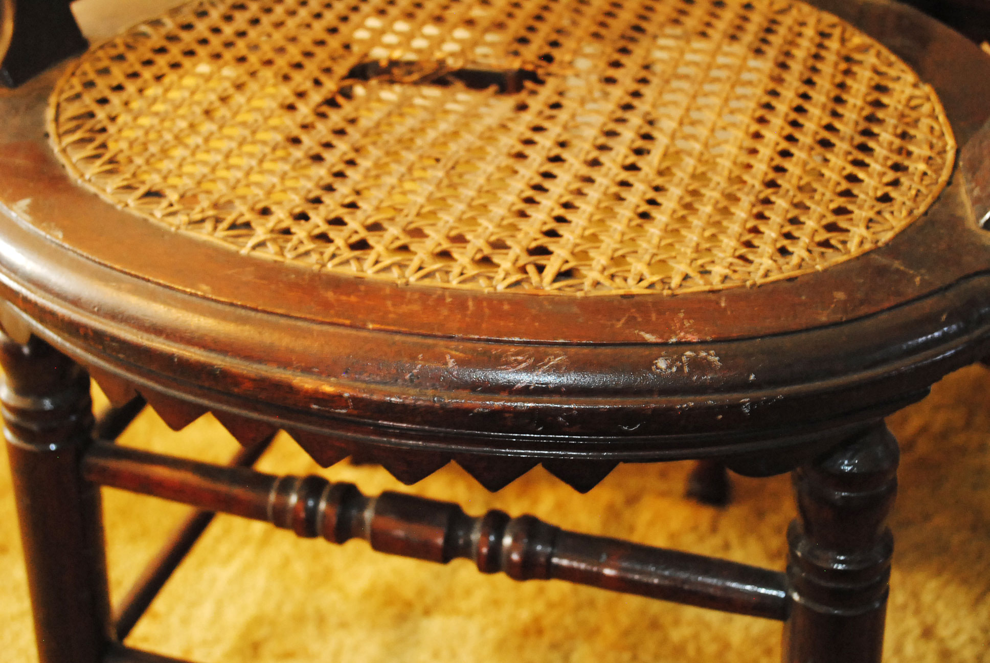 Set of Six Antique Eastlake Dining Chairs