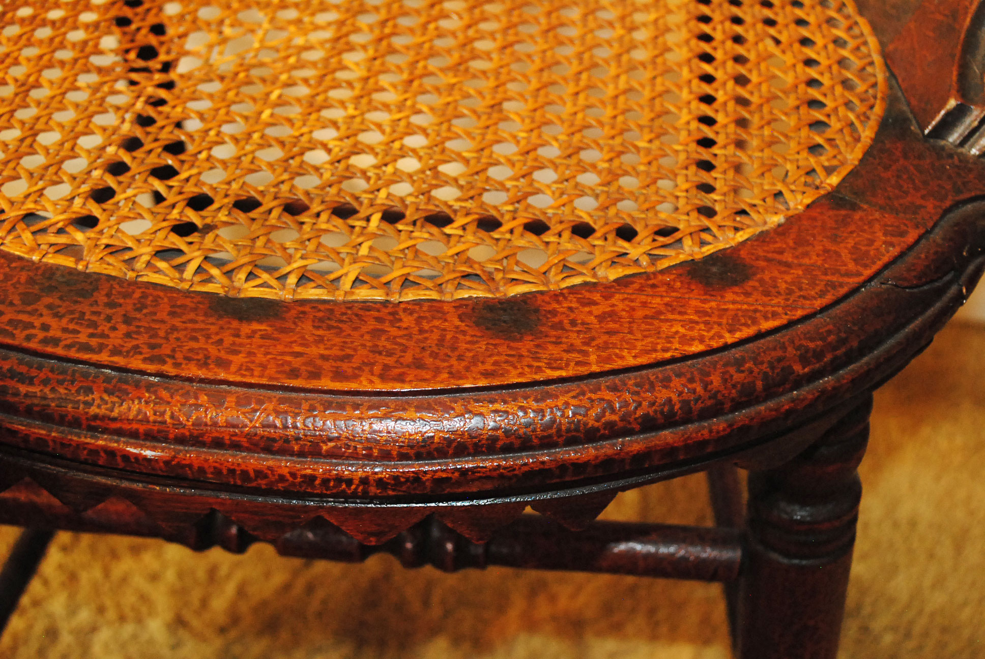 Set of Six Antique Eastlake Dining Chairs