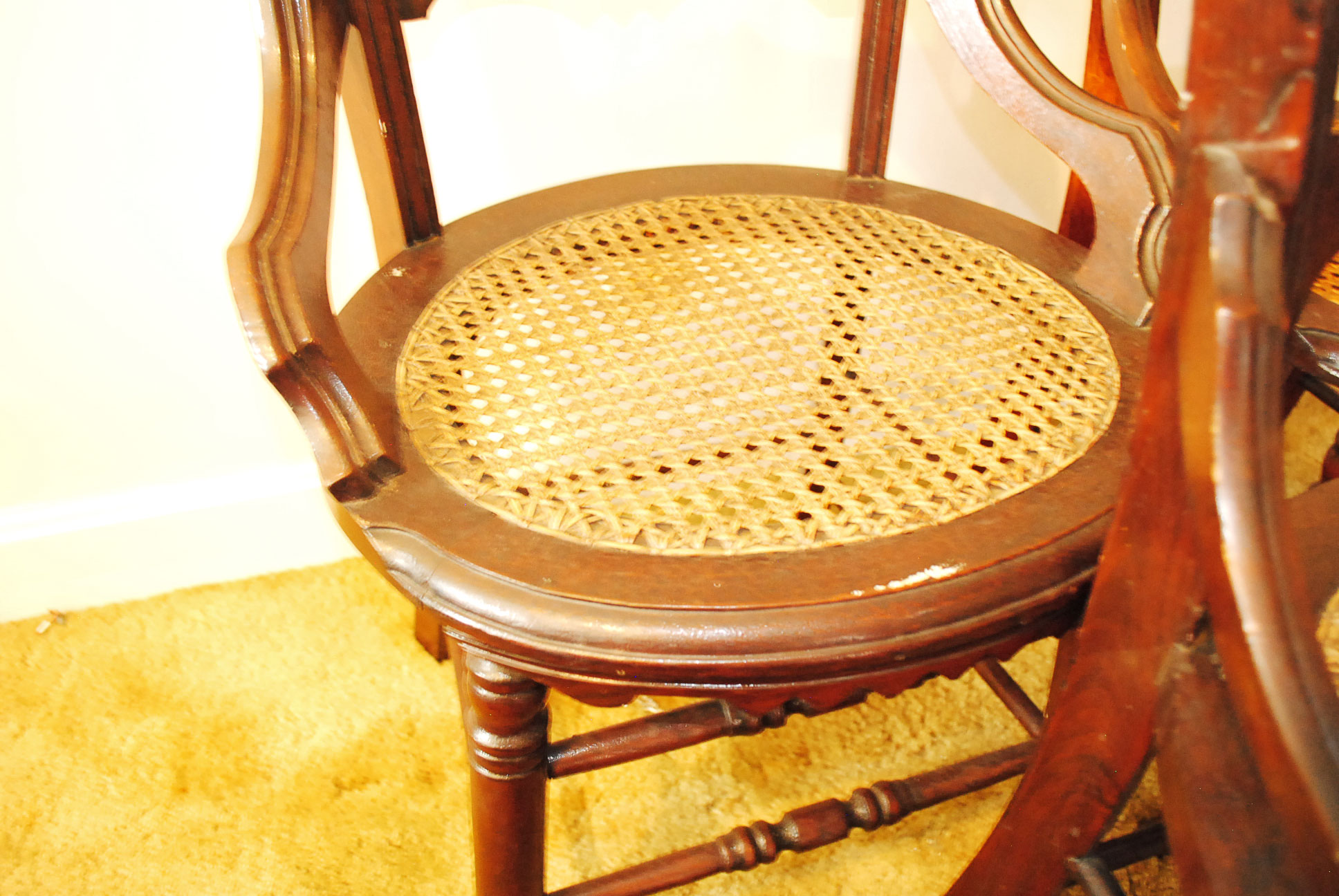 Set of Six Antique Eastlake Dining Chairs