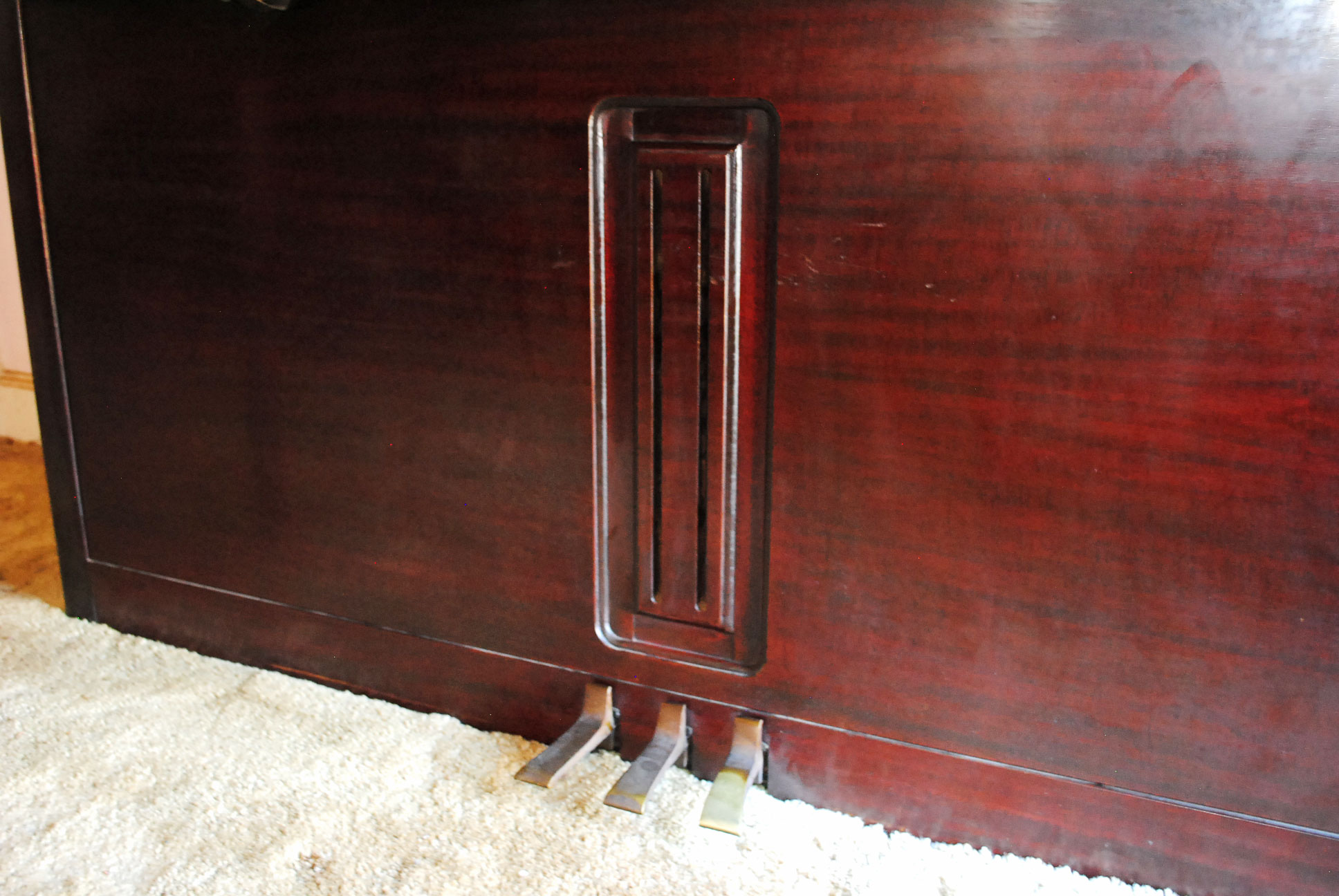 Vintage Wurlitzer Spinet Piano and Stool