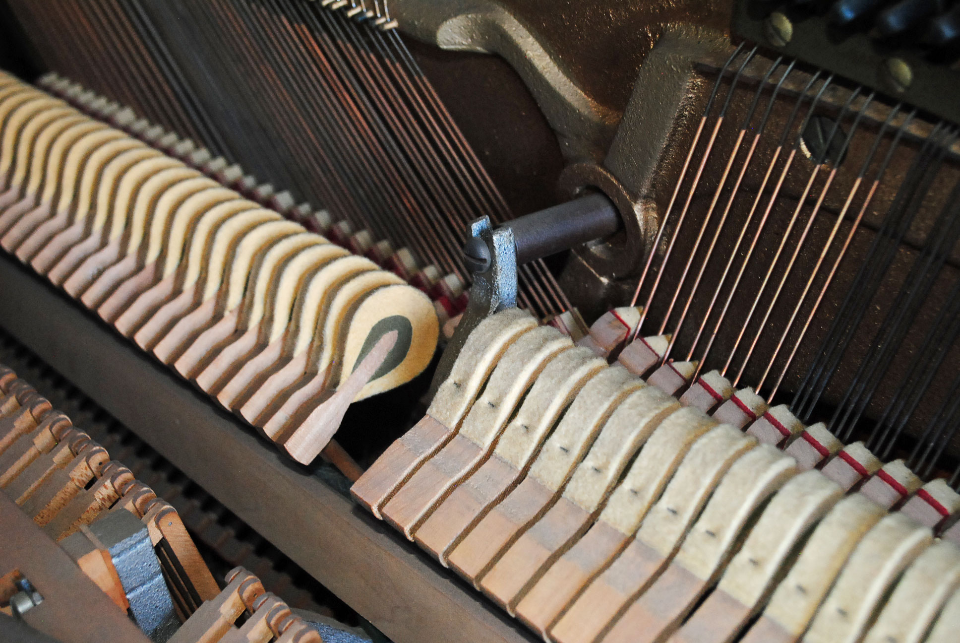 Vintage Wurlitzer Spinet Piano and Stool