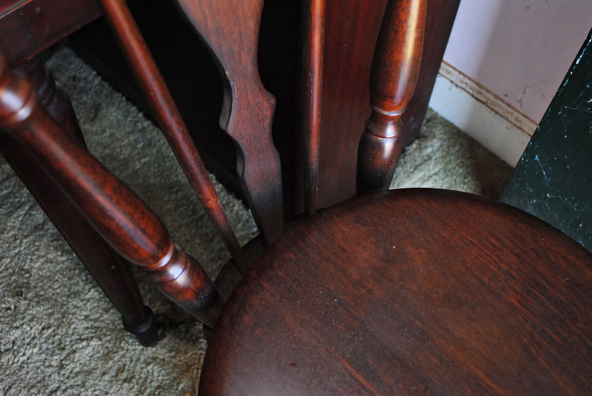 Vintage Wurlitzer Spinet Piano and Stool
