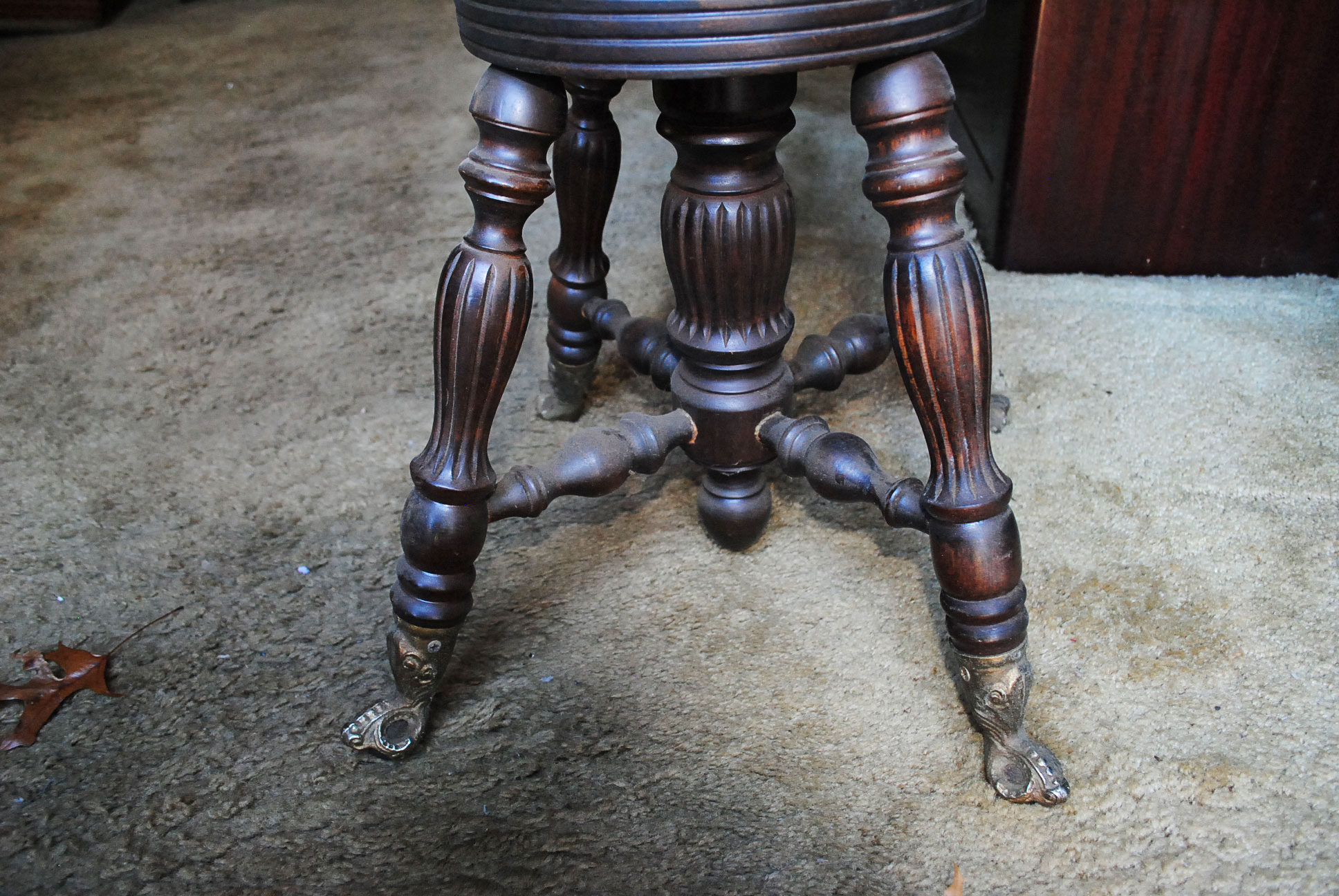 Vintage Wurlitzer Spinet Piano and Stool