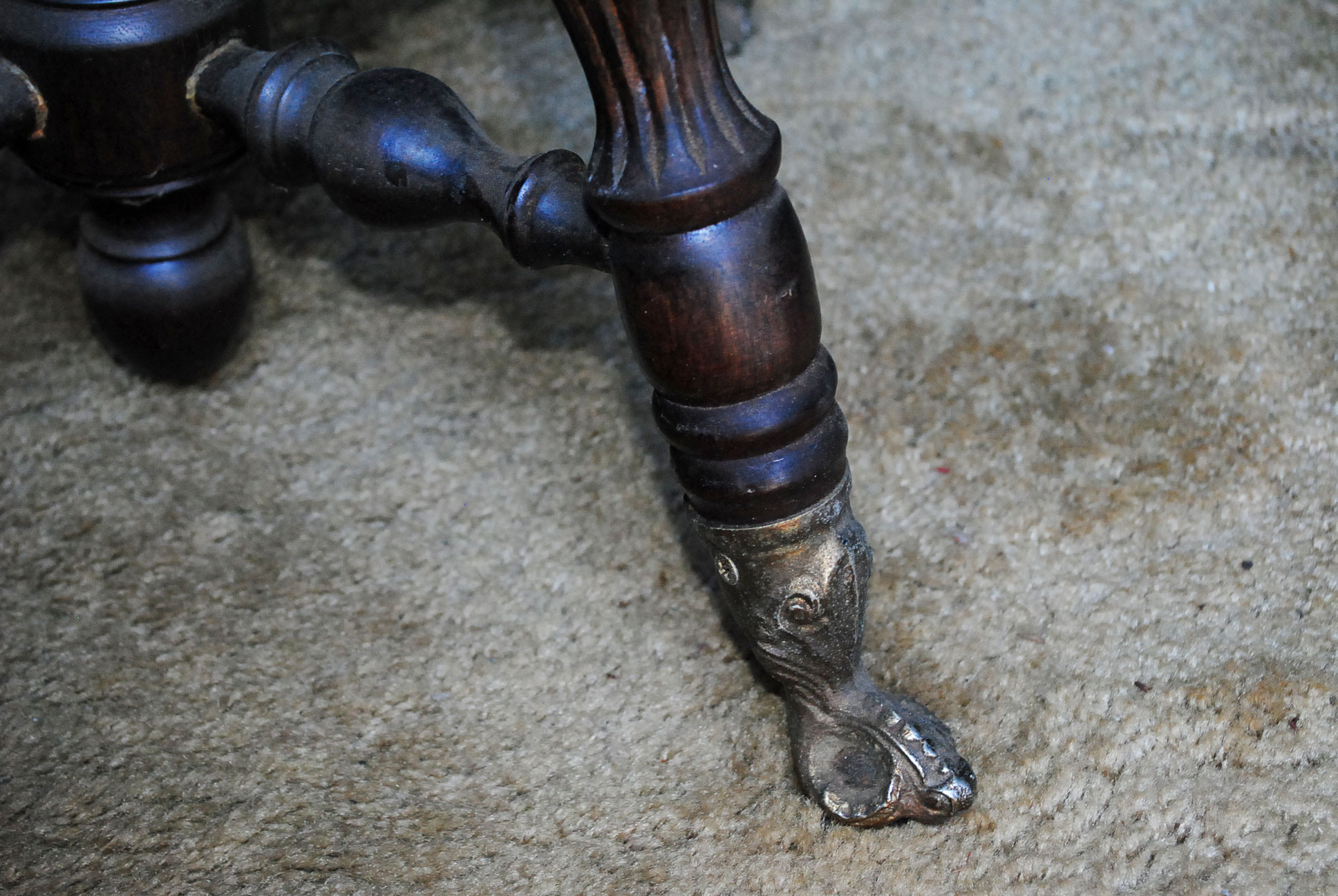 Vintage Wurlitzer Spinet Piano and Stool