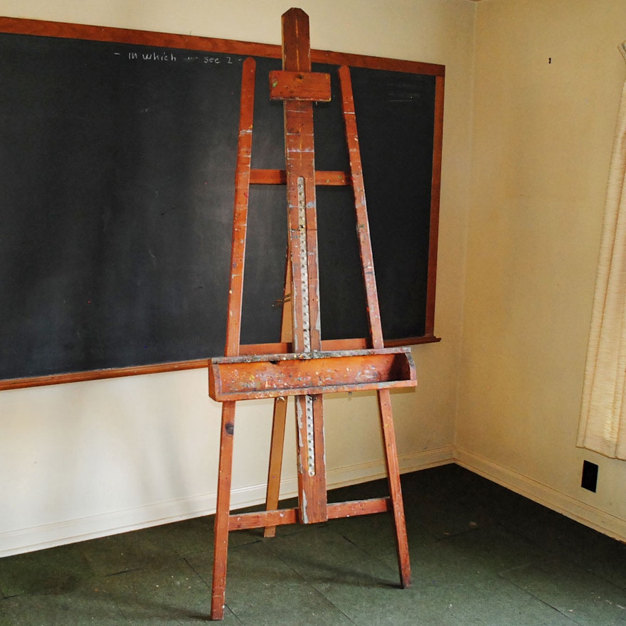 Vintage Oak Easel