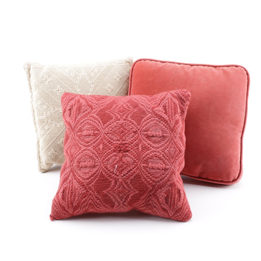 Three Throw Pillows