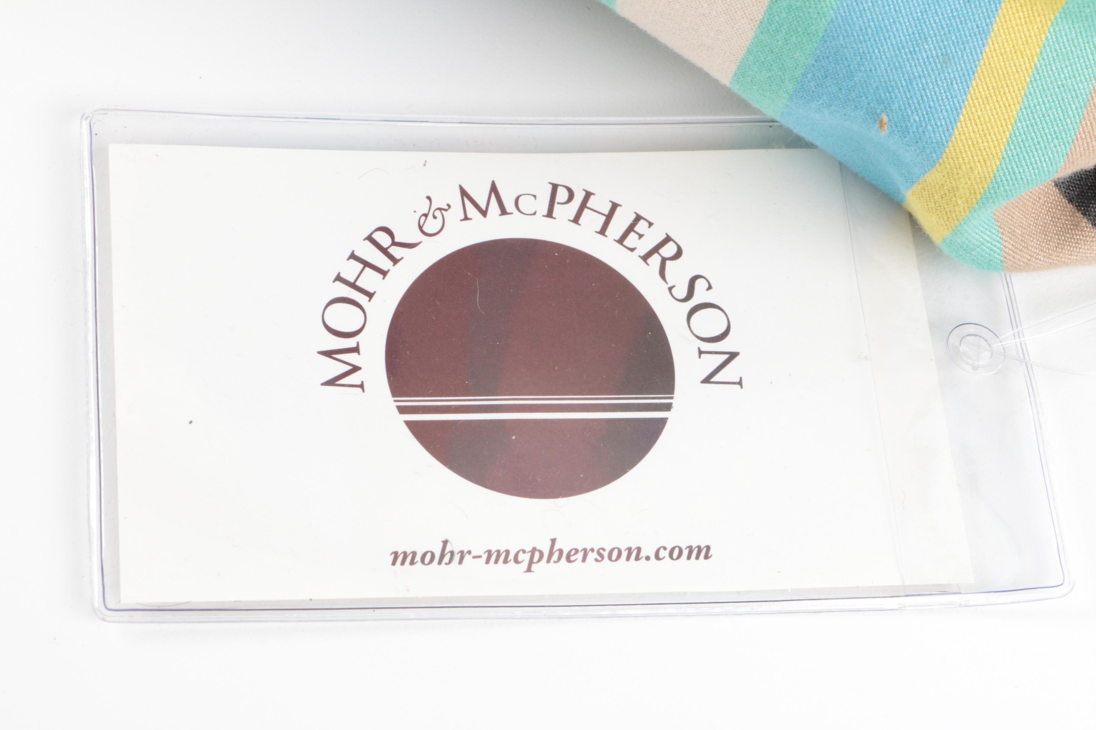 Two Striped Throw Pillows