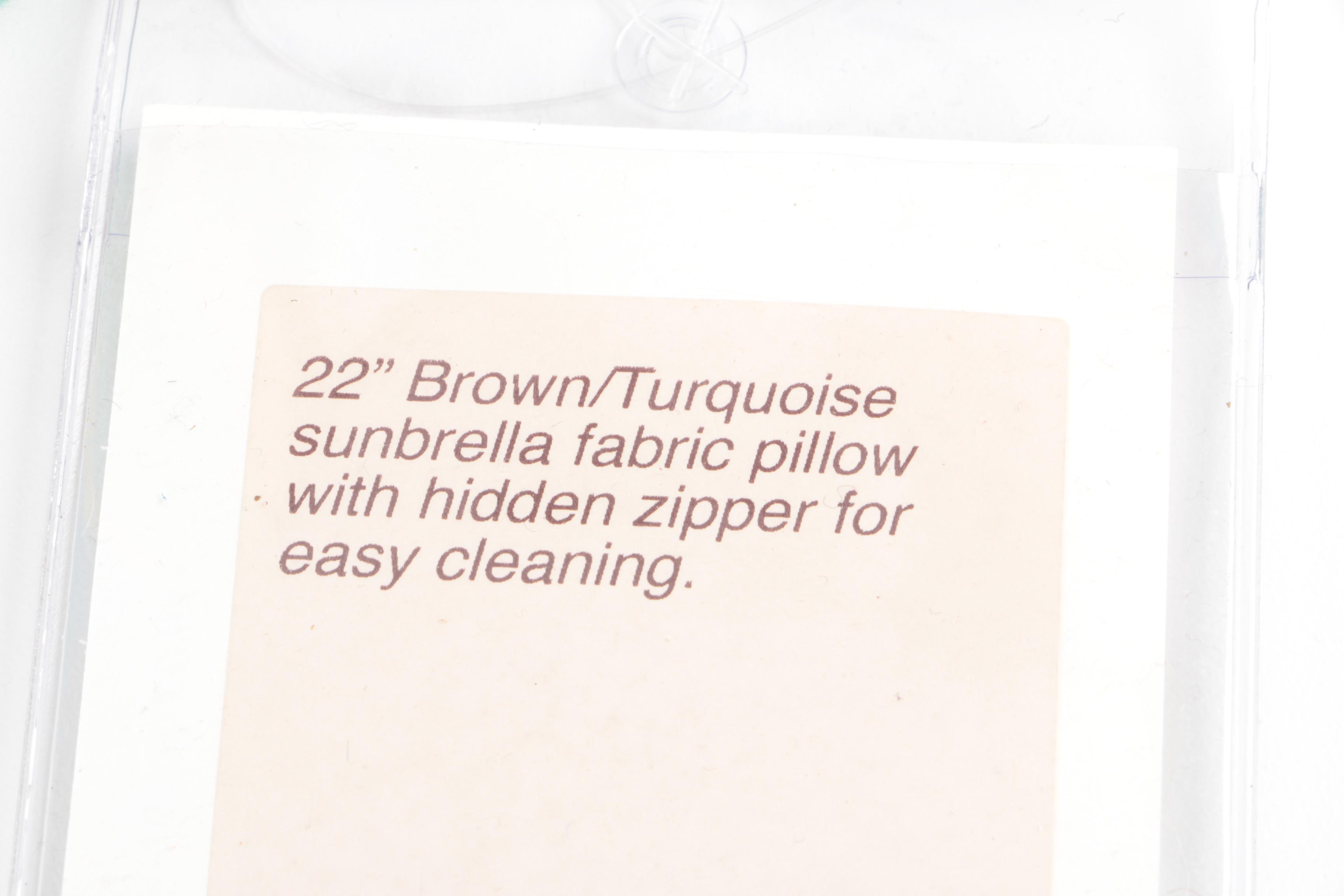 Two Striped Throw Pillows