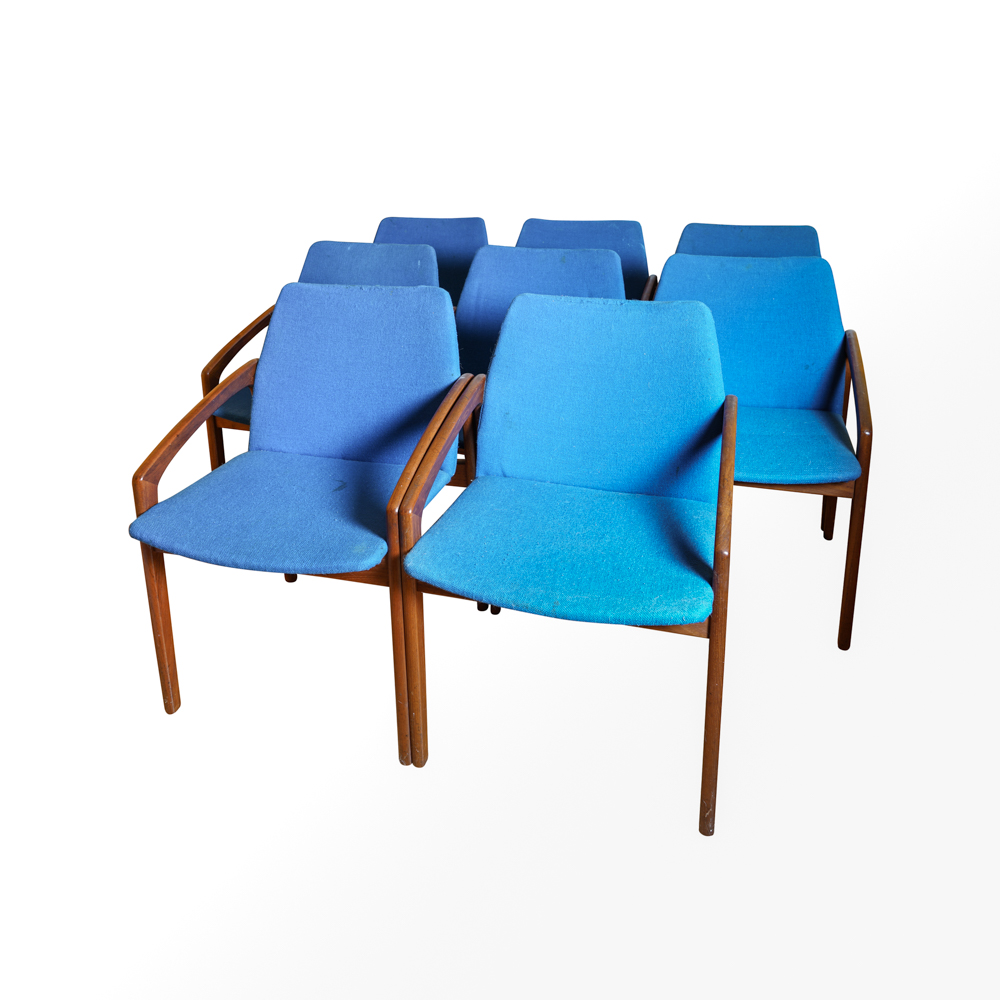 Danish Modern Teak Dining Chairs by Kai Kristiansen for KS Mobler