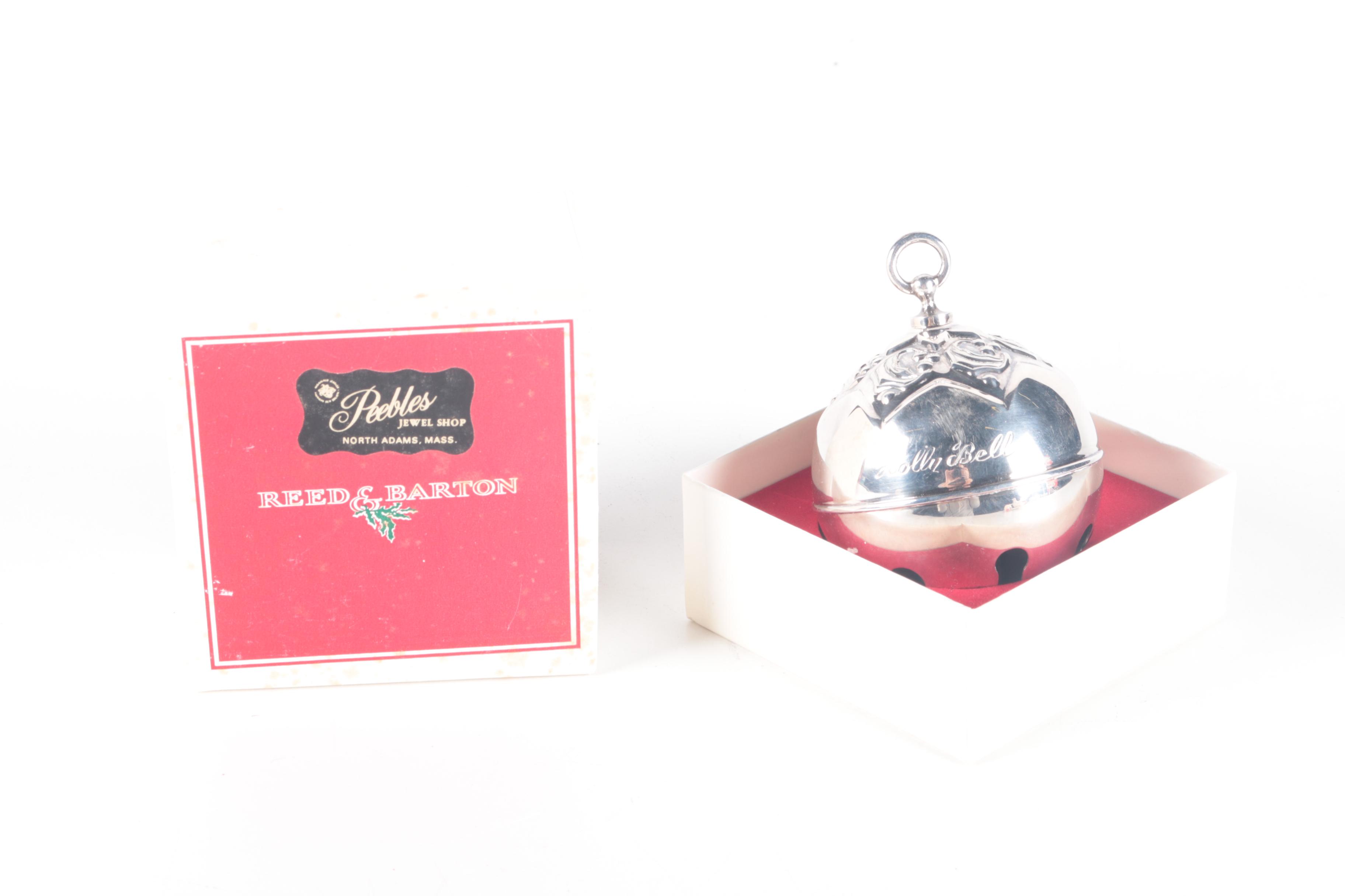 Reed & Barton 1980 Silver Plate "Holly Bell" and Other Vintage Christmas Décor