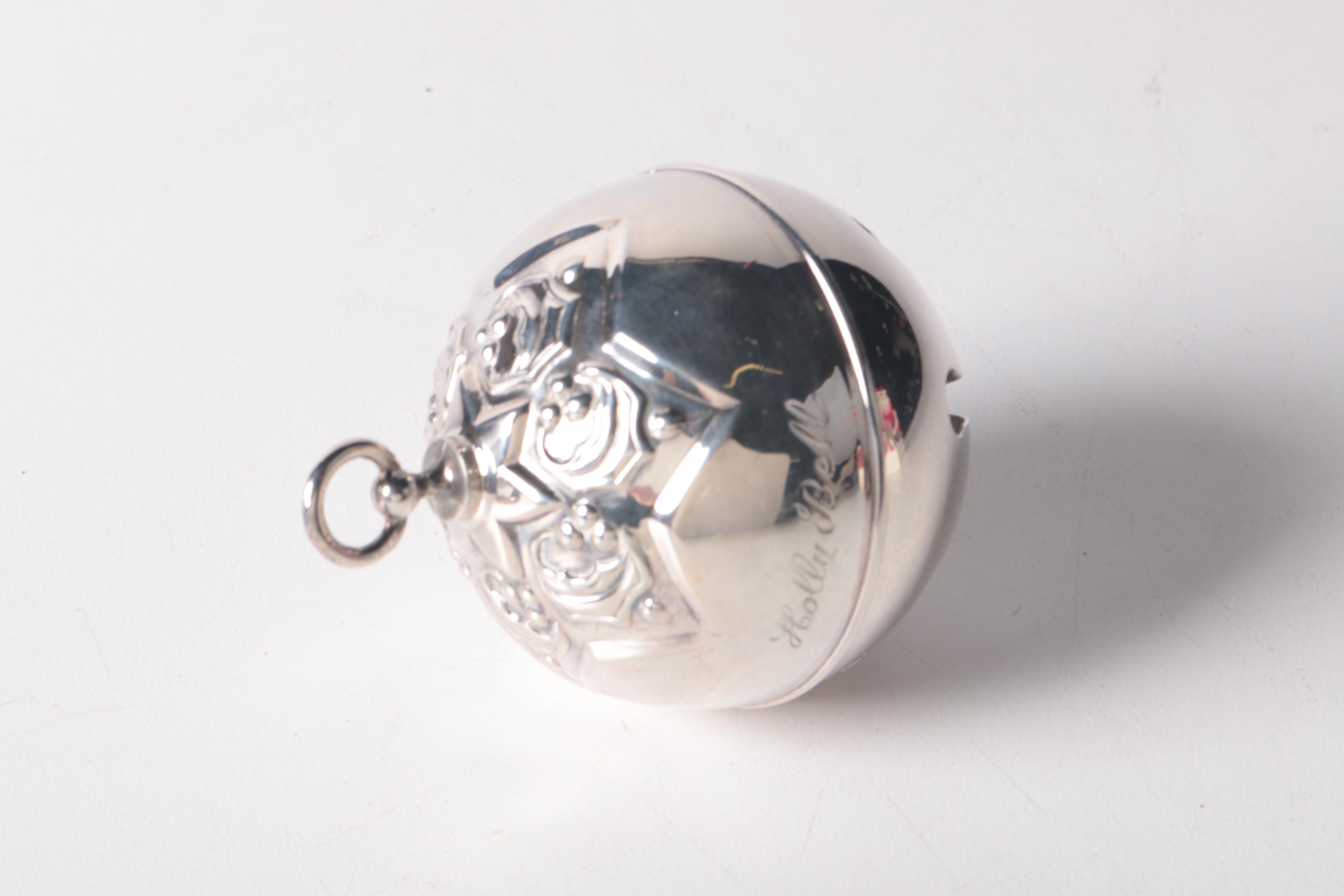 Reed & Barton 1980 Silver Plate "Holly Bell" and Other Vintage Christmas Décor