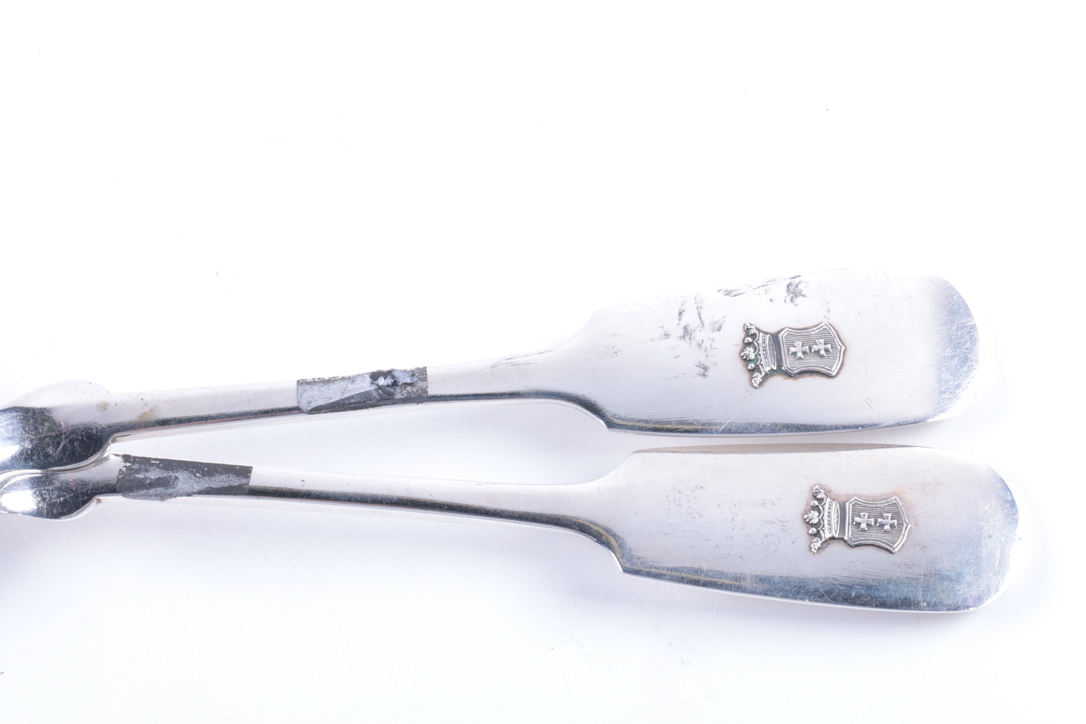 Friedrich Feuerstein and Other German 800 Silver Tablespoons