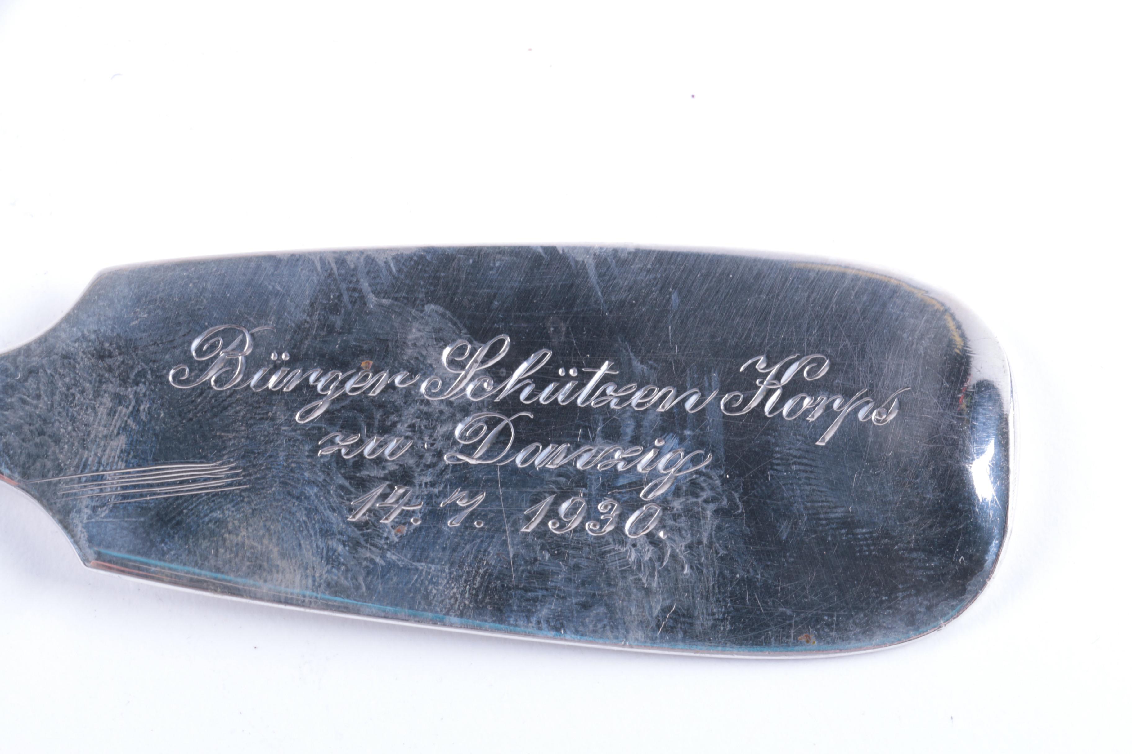 Friedrich Feuerstein 800 Silver Serving Spoon