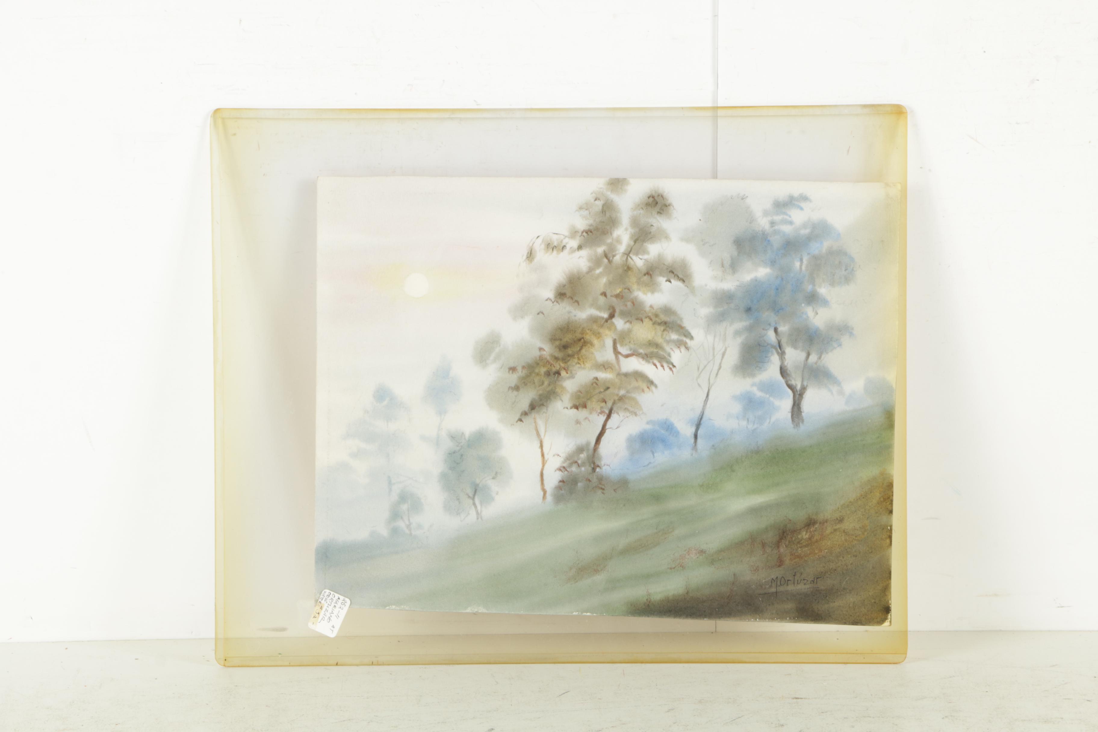 Mariano Ortúzar Watercolor Paintings of Landscapes