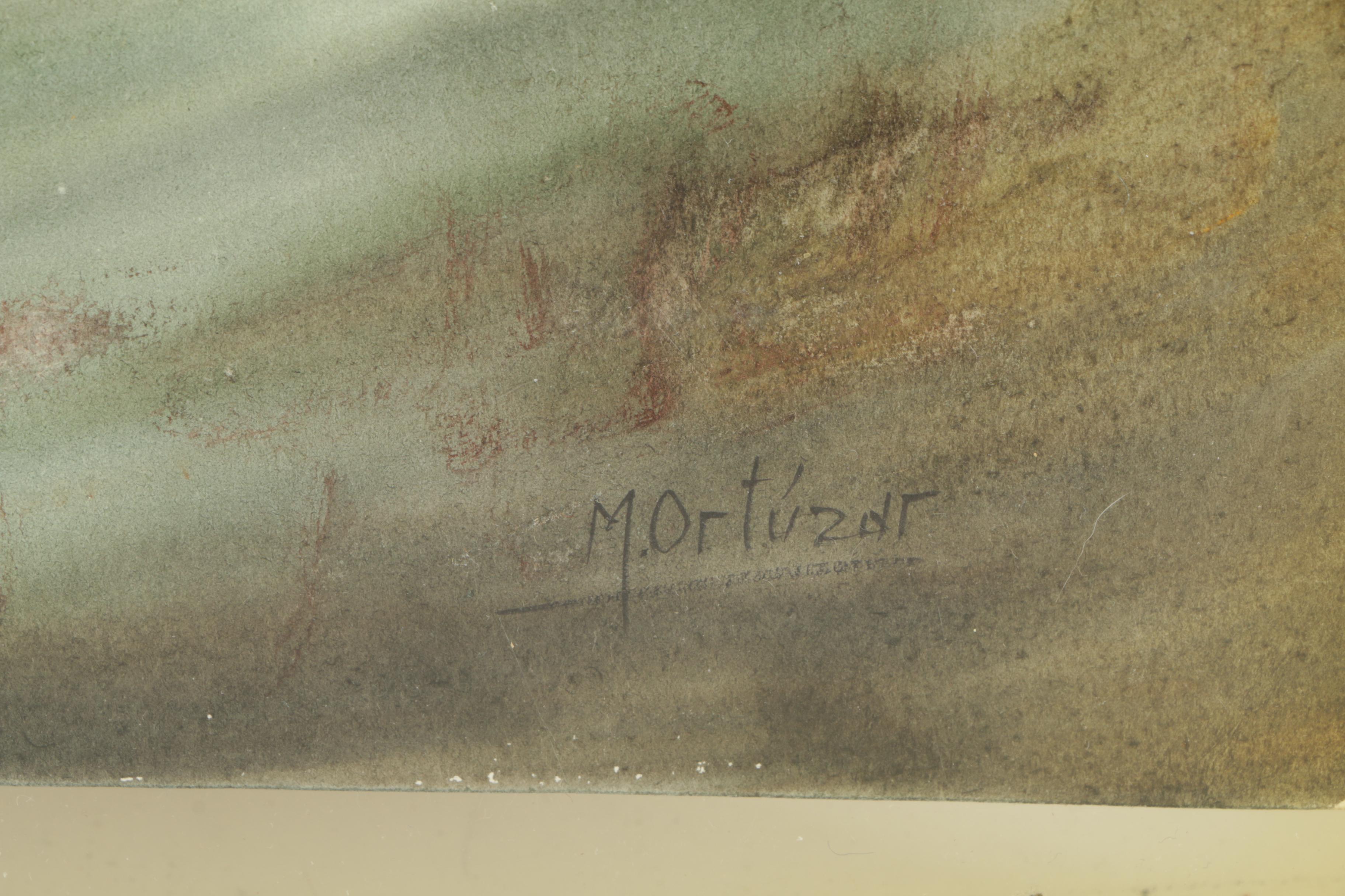 Mariano Ortúzar Watercolor Paintings of Landscapes