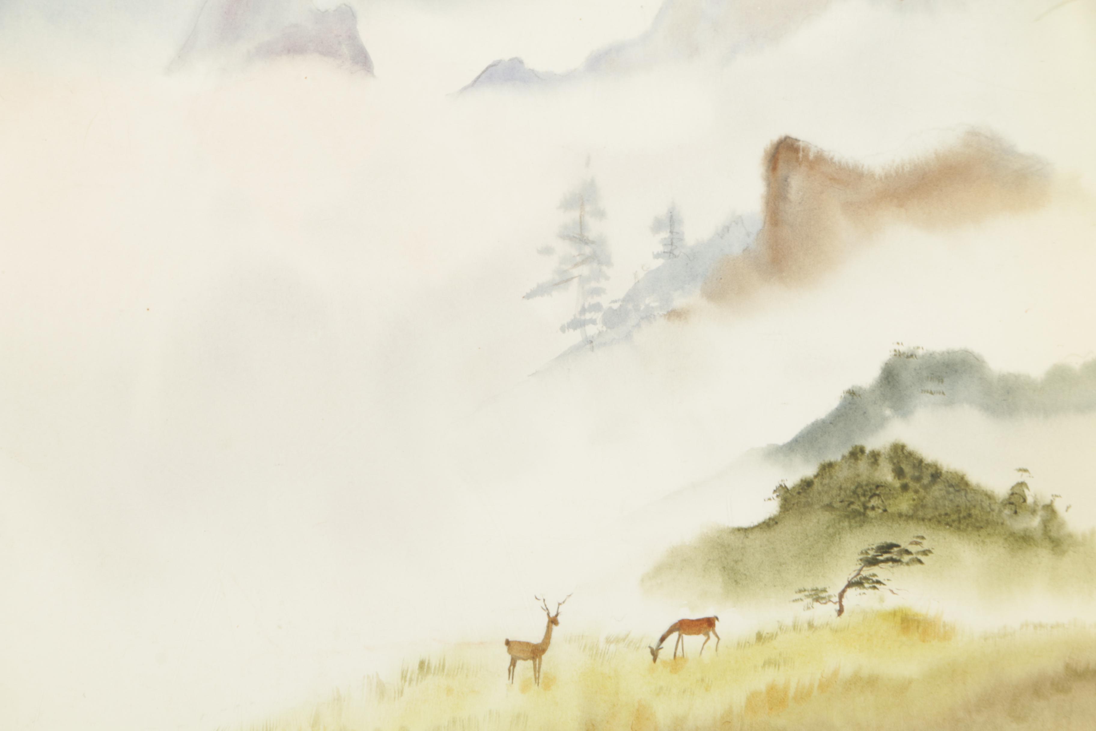 Mariano Ortúzar Watercolor Paintings of Landscapes