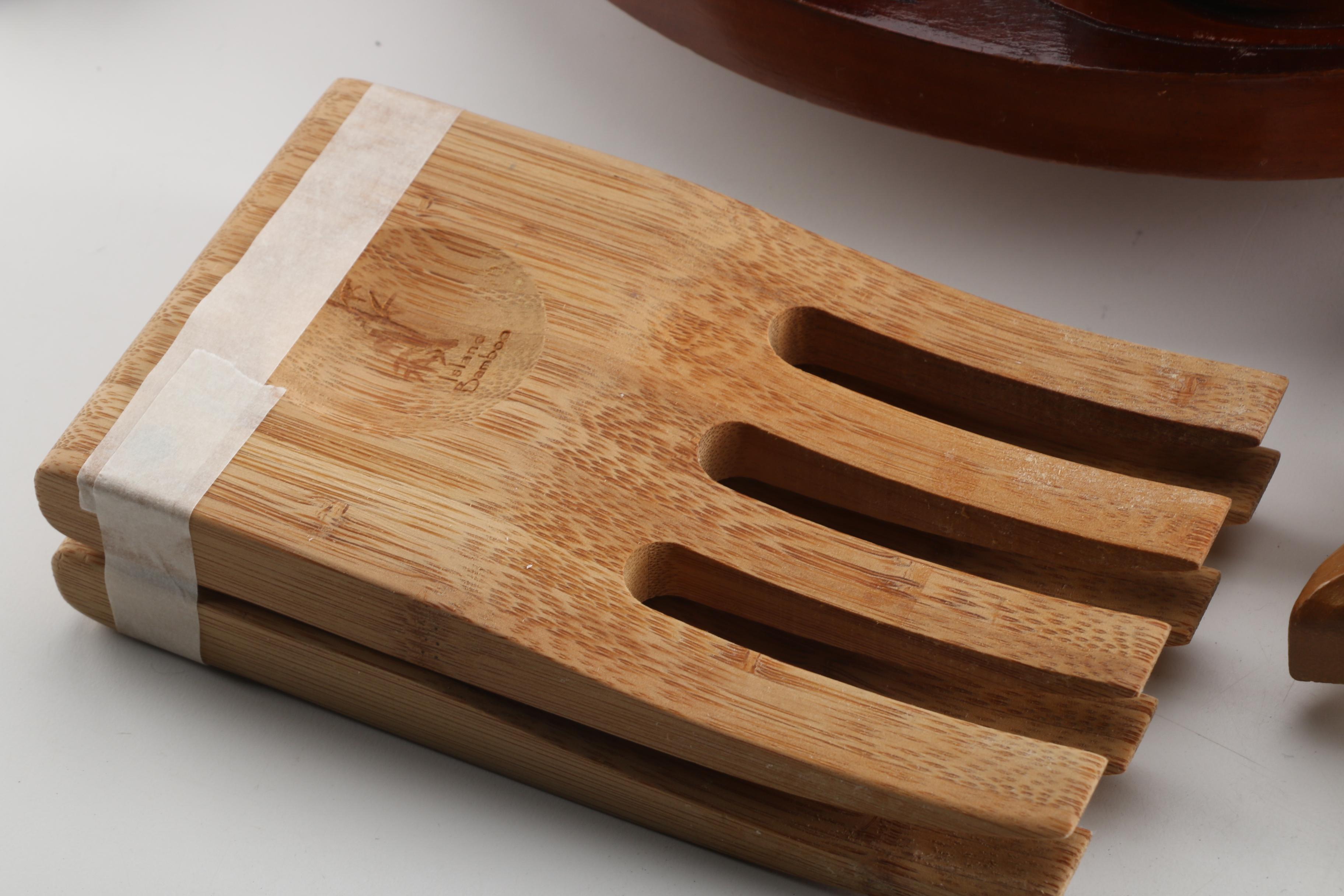 Monkey Pod Bowls and Other Wooden Serveware