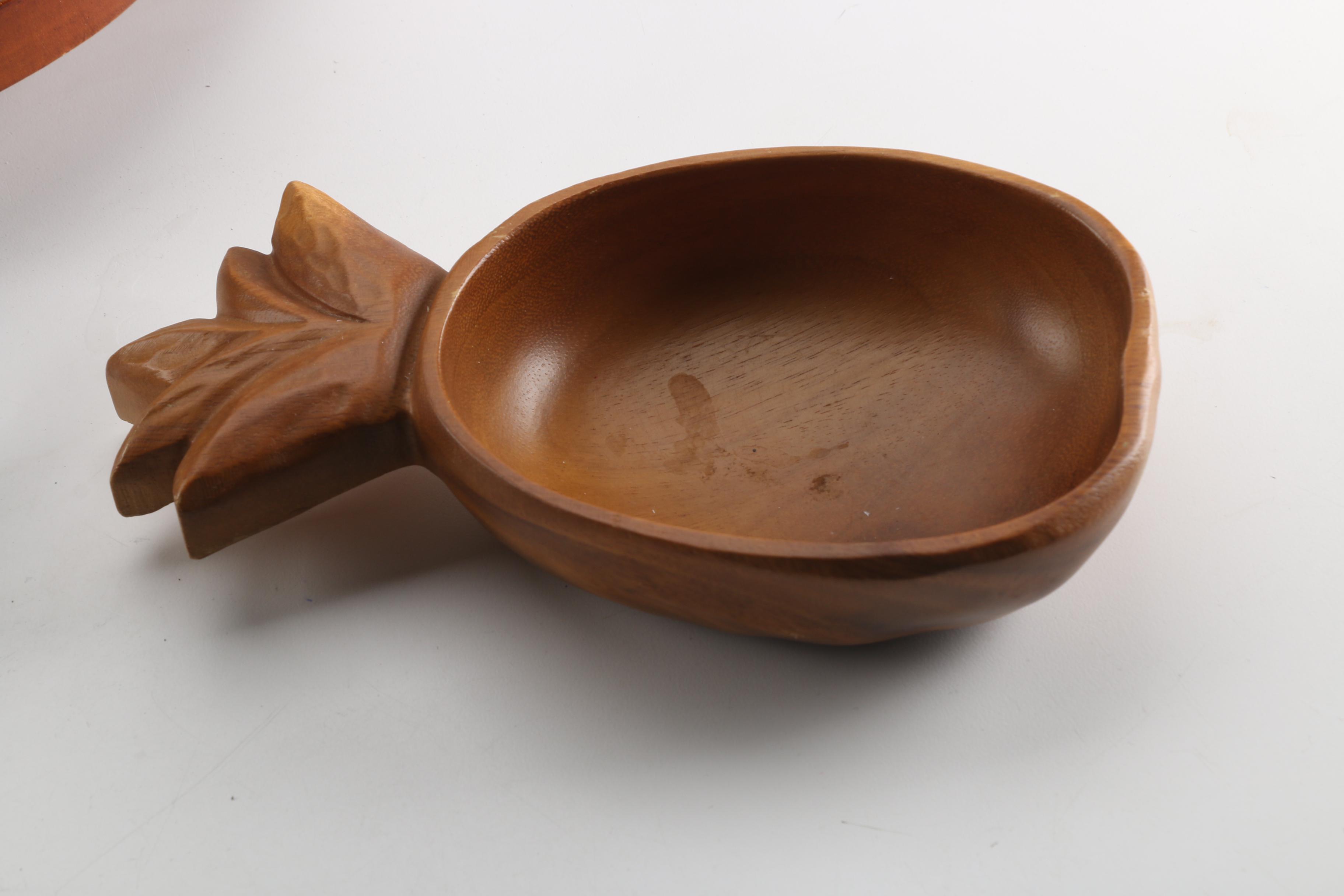 Monkey Pod Bowls and Other Wooden Serveware
