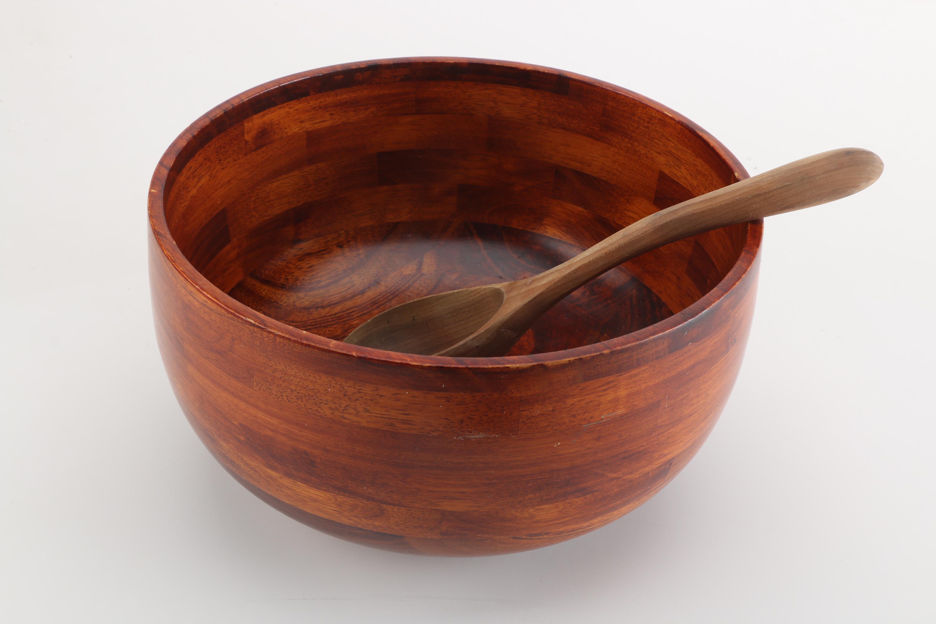 Monkey Pod Bowls and Other Wooden Serveware