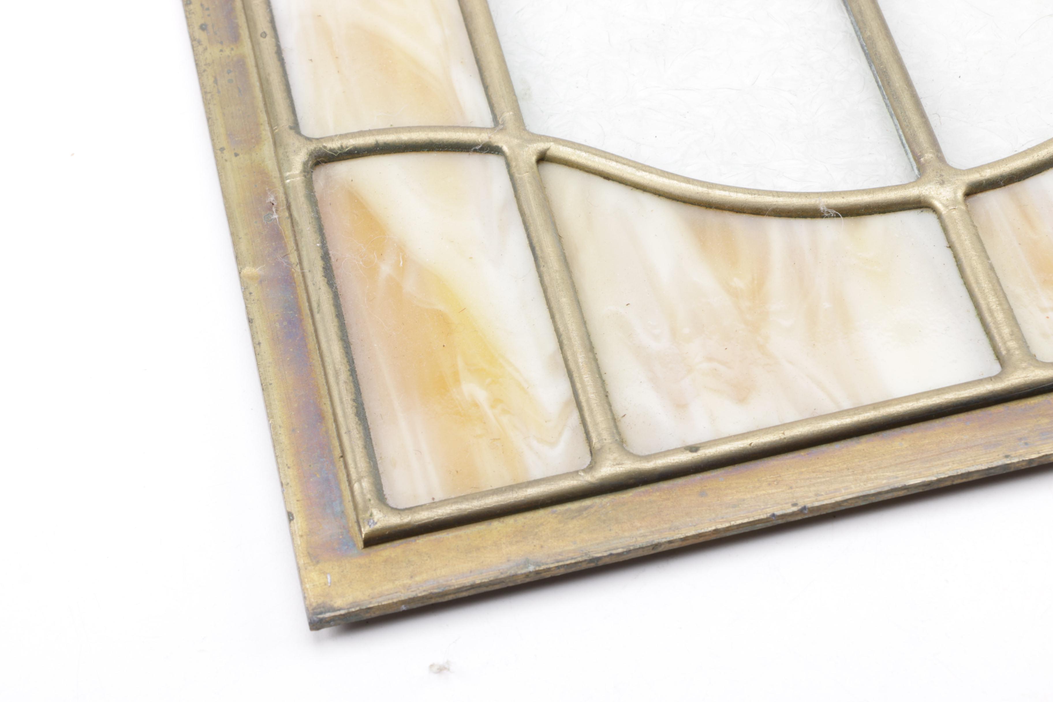 Traditional Framed Stained Glass Panels