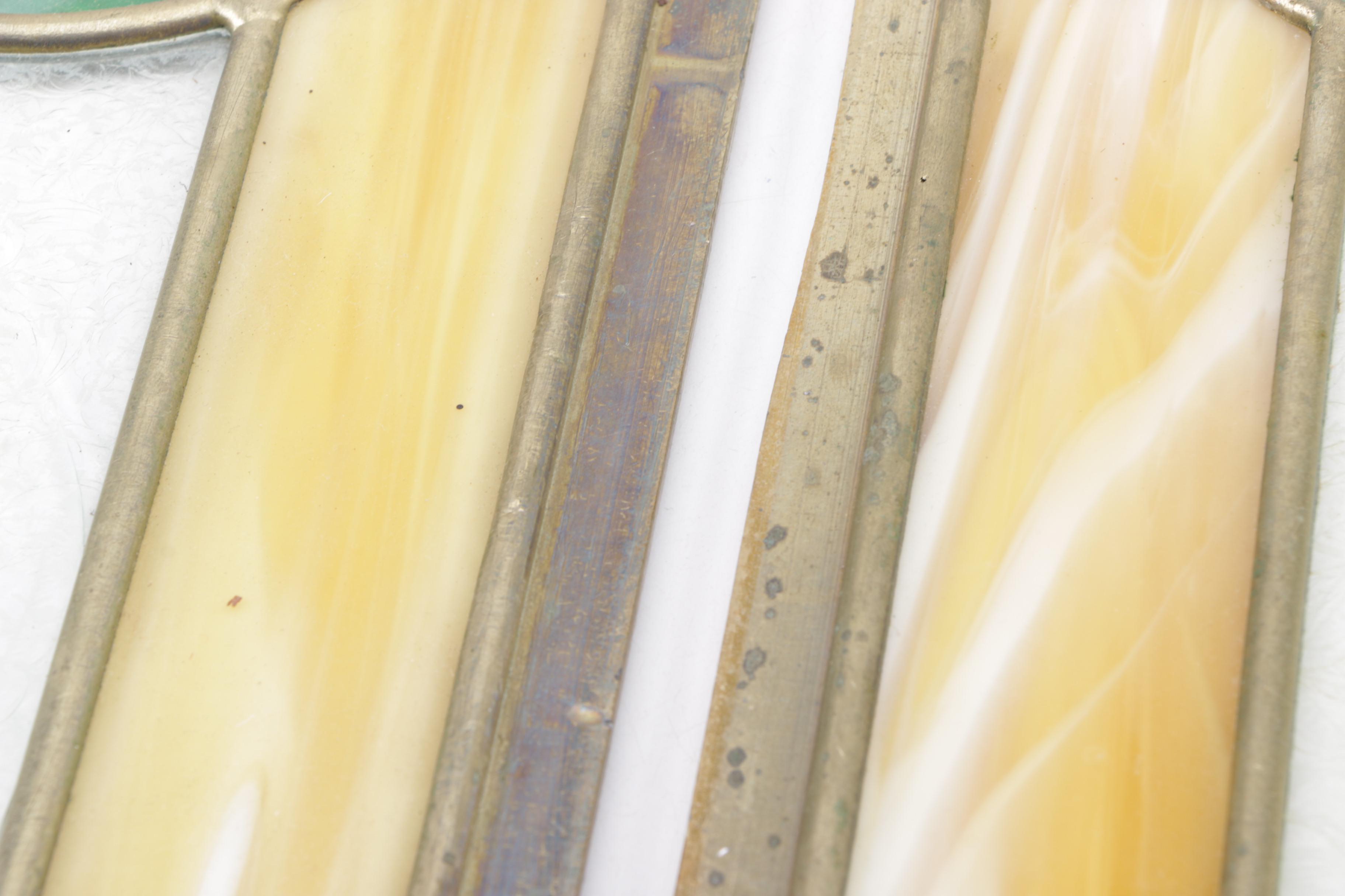 Traditional Framed Stained Glass Panels