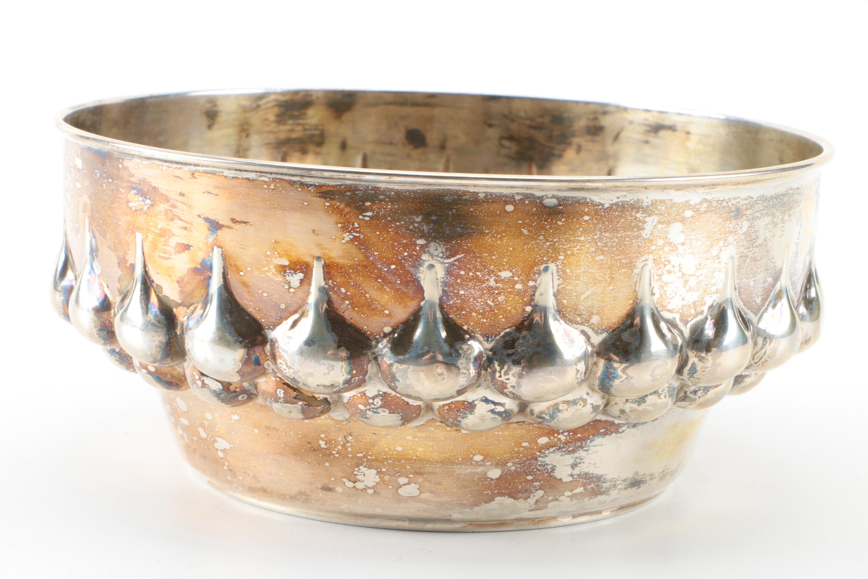 Bremer Silberwarenfabrik German 800 Silver Bowl