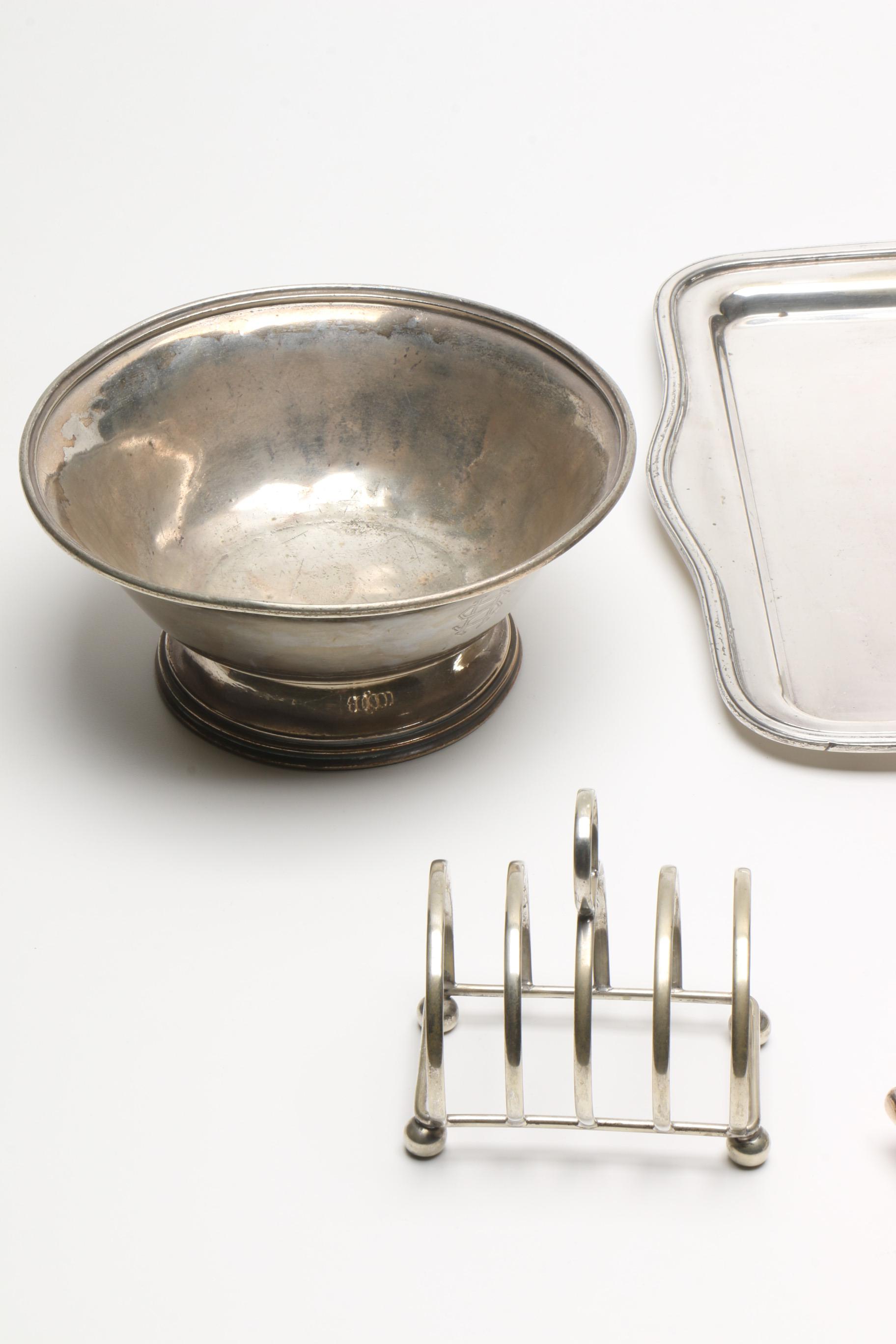 Reed & Barton and Sheffield Silver Plate Servingware