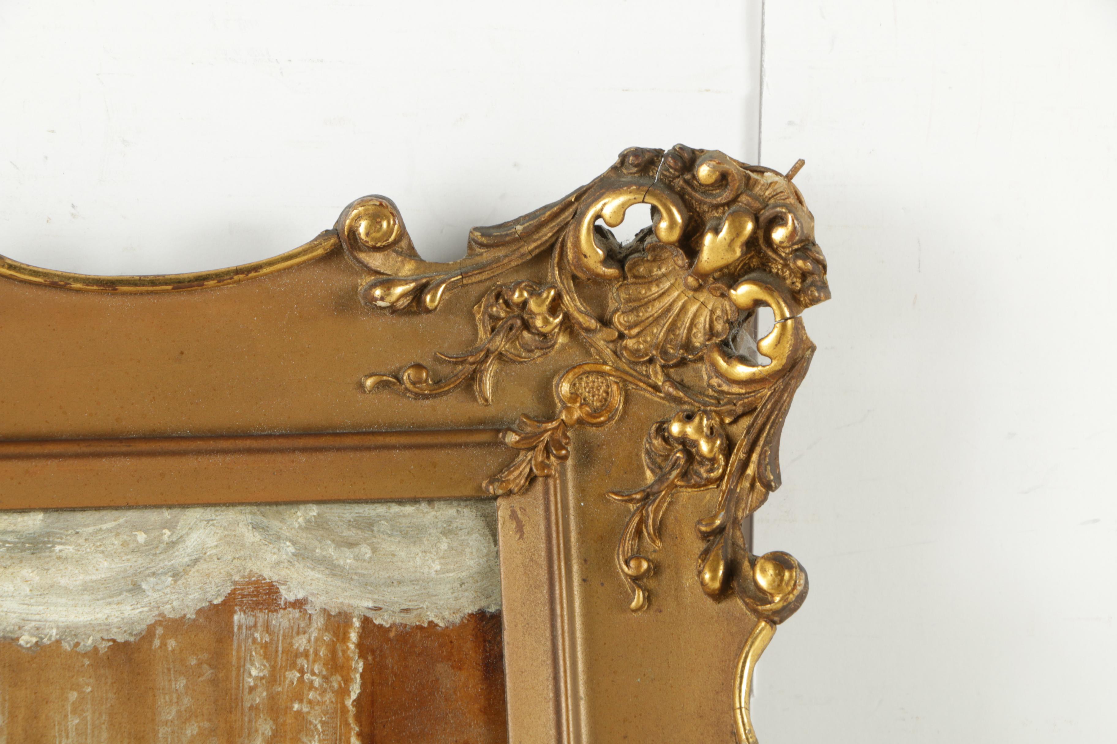 M.B. Oil Painting of a Woman Reading the Paper