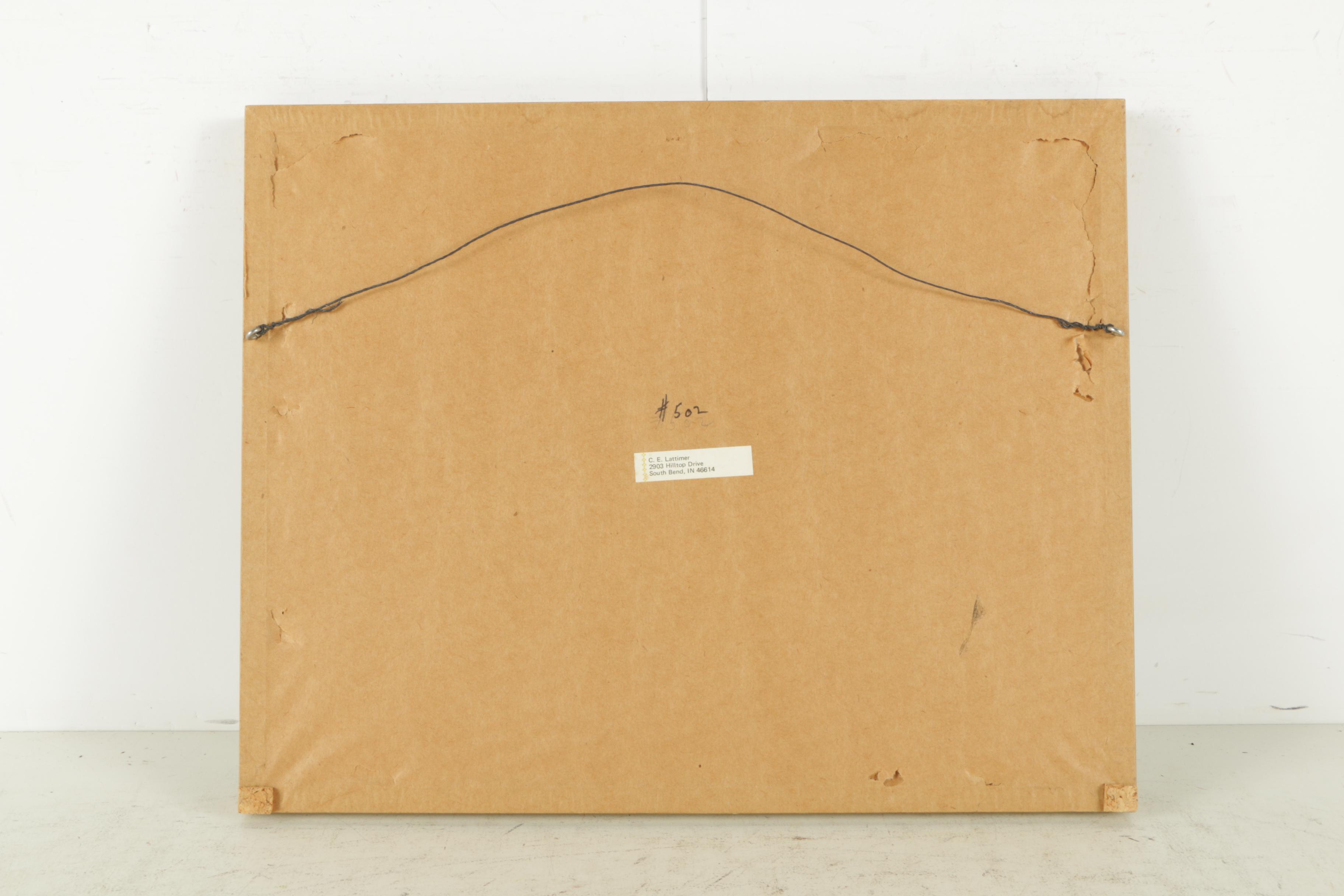 E. Lattimer Watercolor Paintings Including "Country Church Around the Bend"